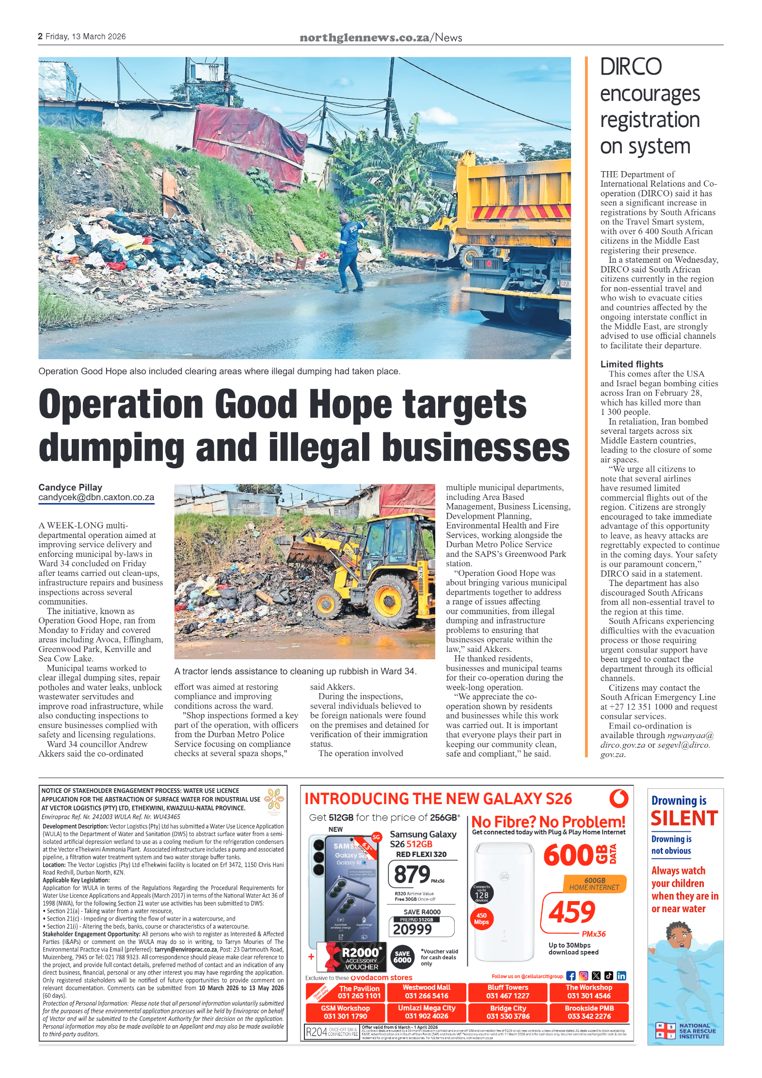 Northglen News 13 March 2026 page 2