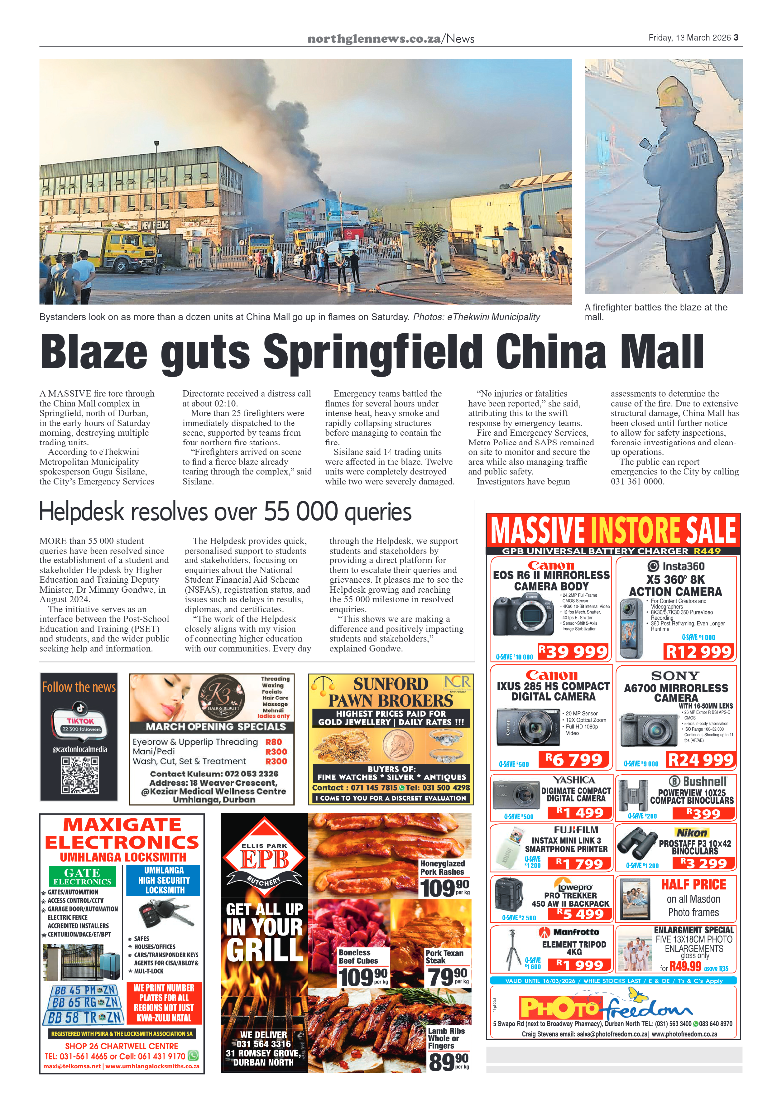 Northglen News 13 March 2026 page 3