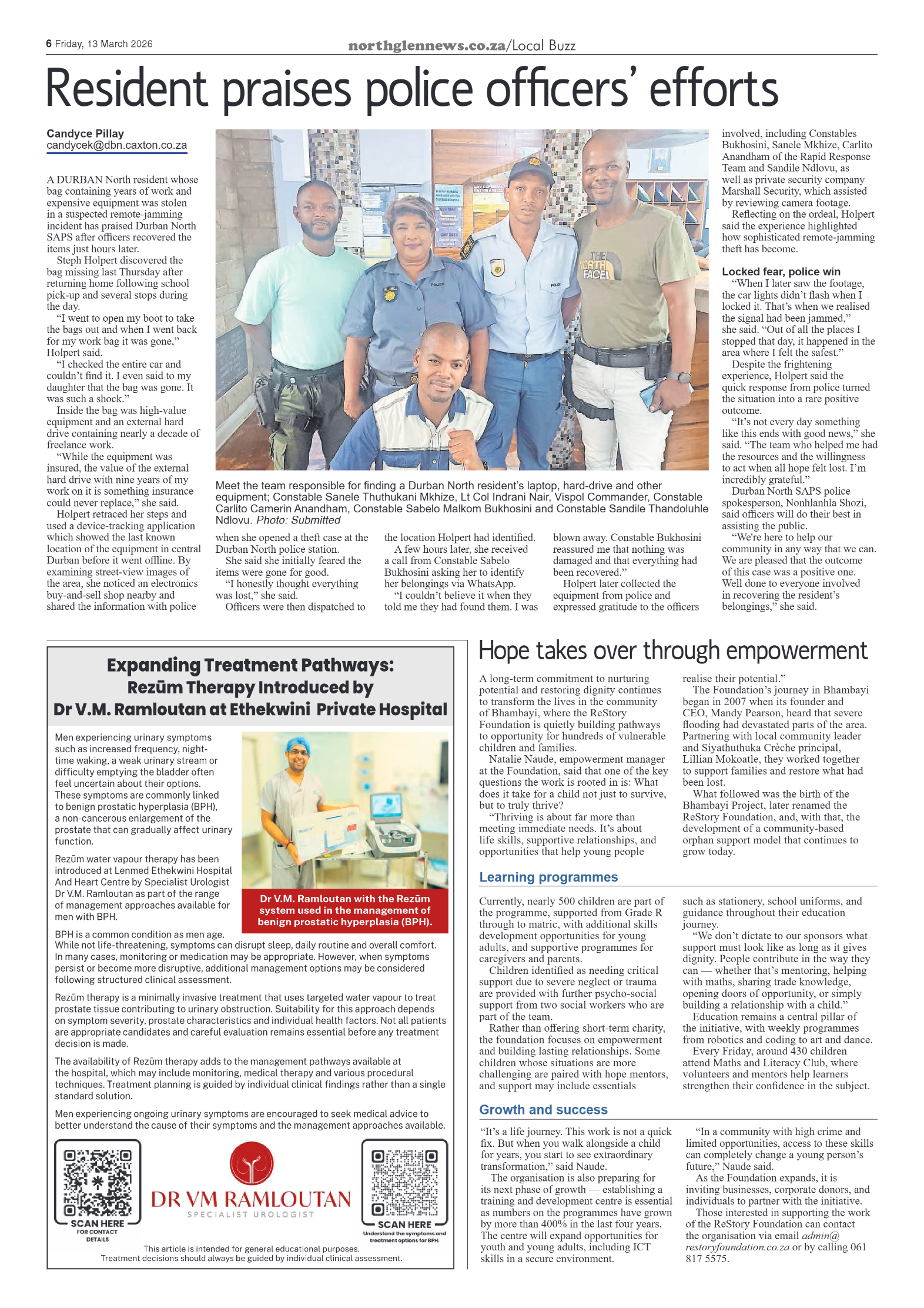 Northglen News 13 March 2026 page 6