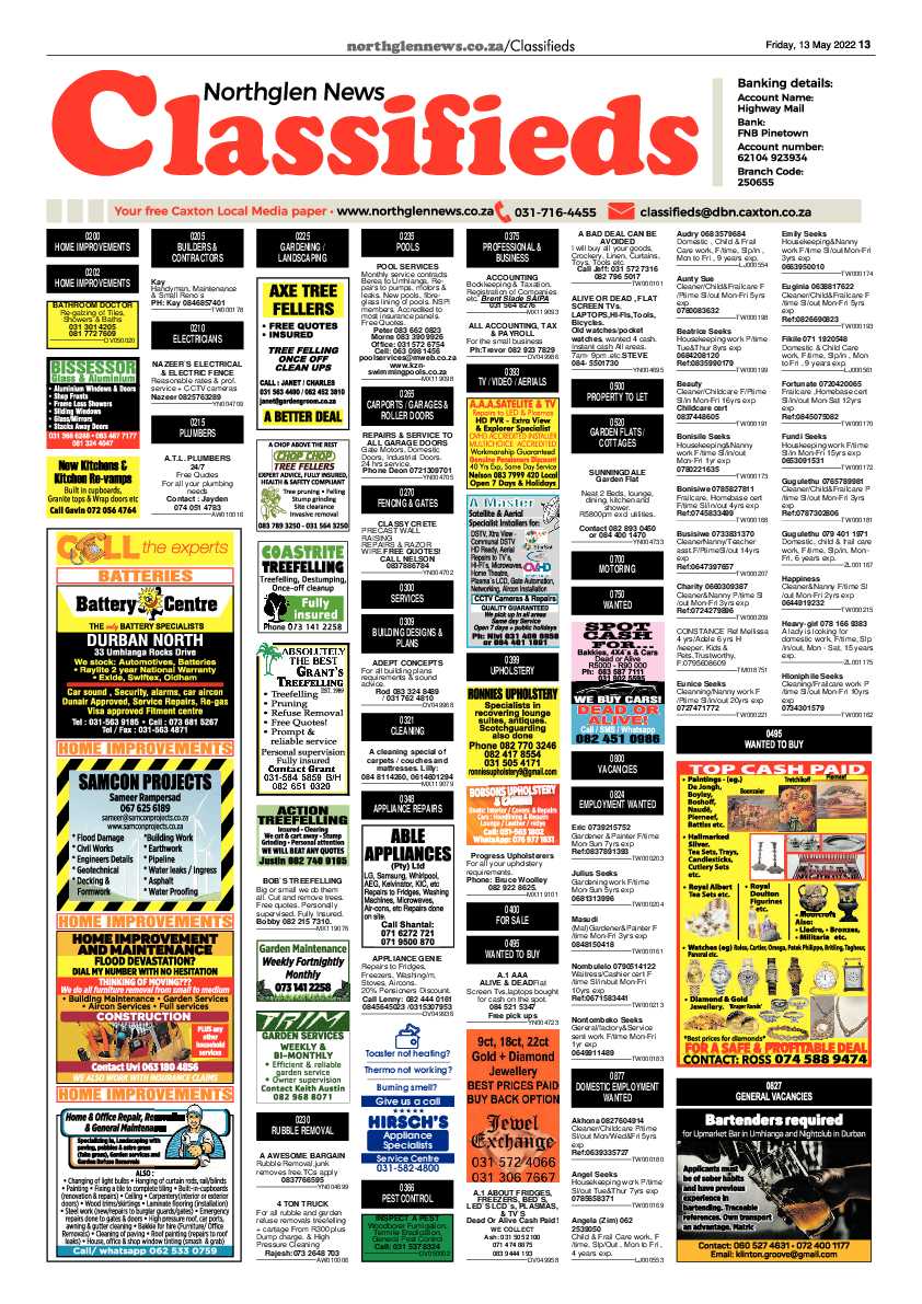 Northglen News 13 May 2022 page 13