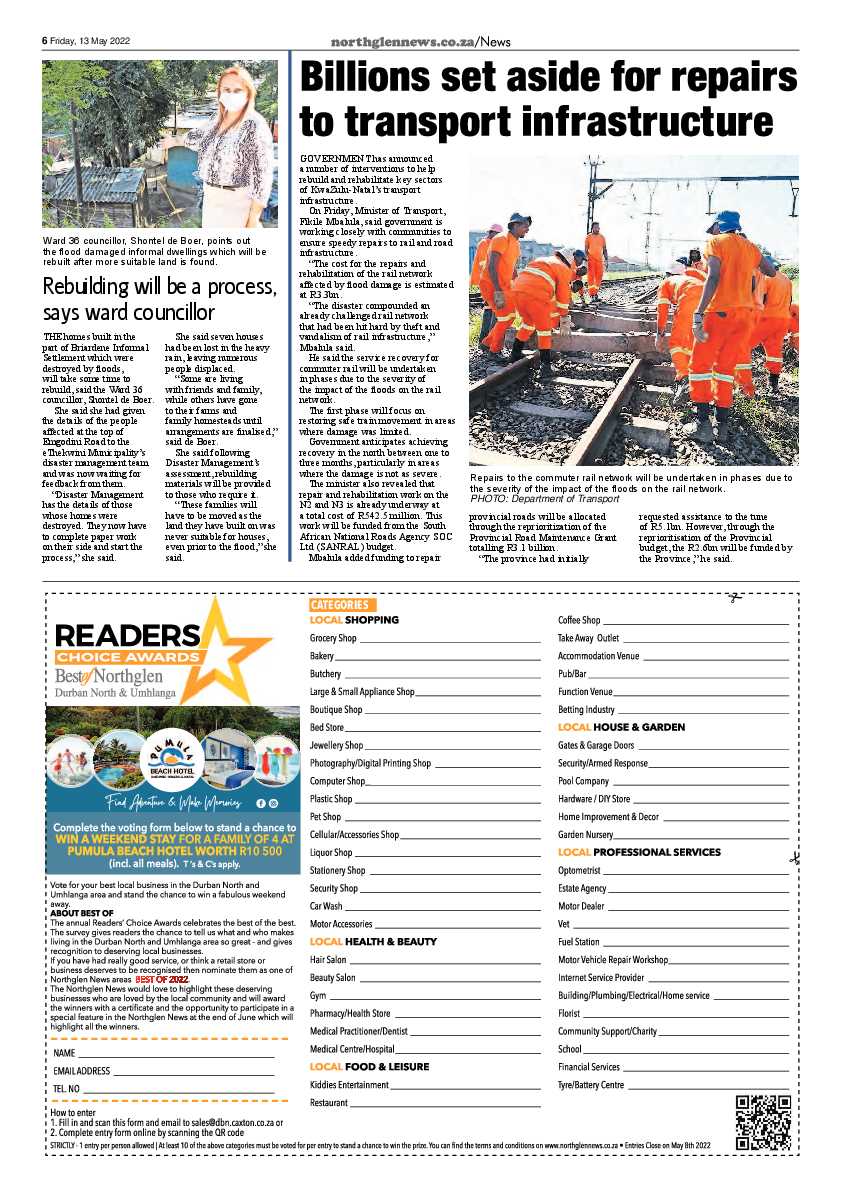 Northglen News 13 May 2022 page 6