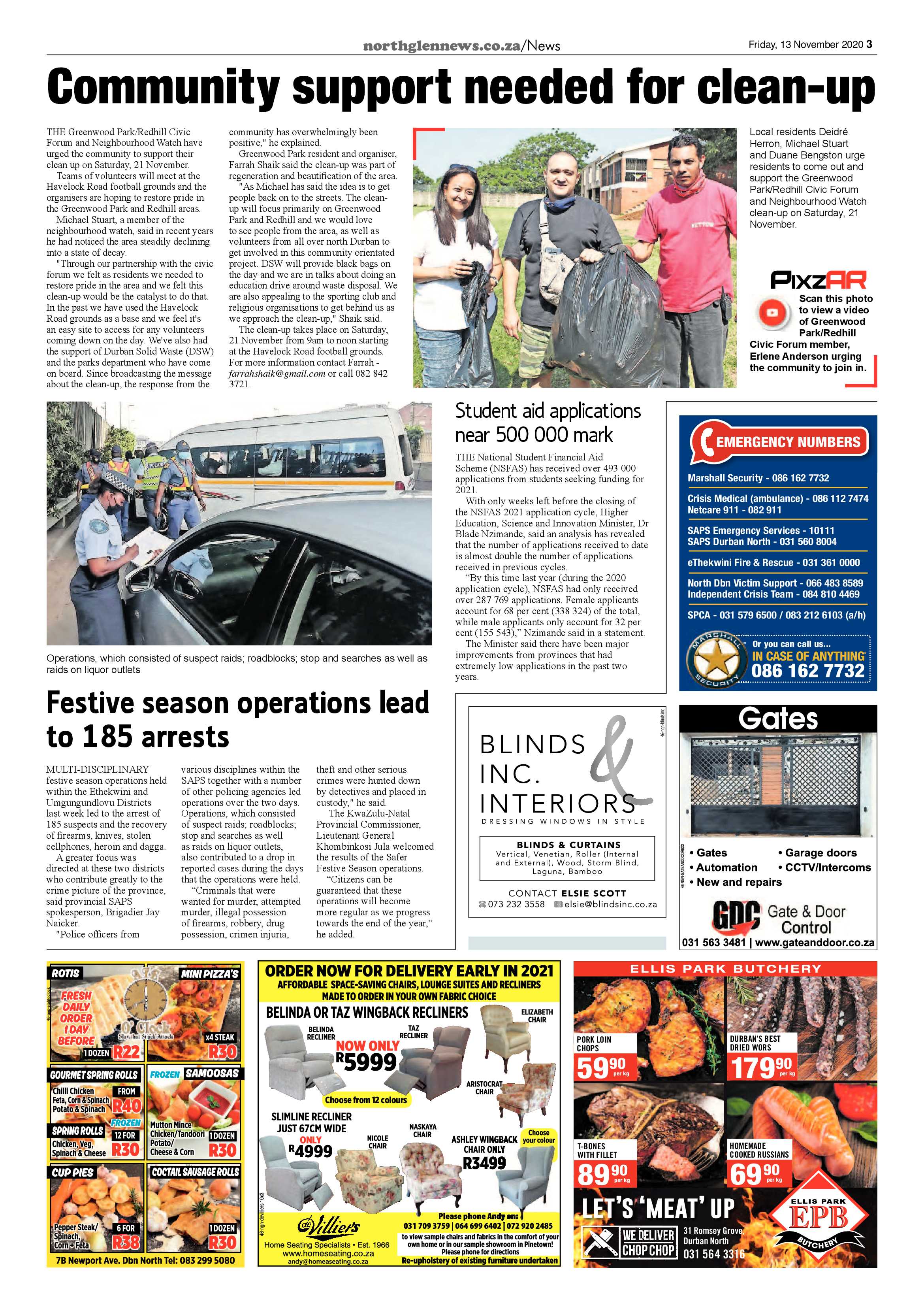 Northglen News 13 November 2020 page 3