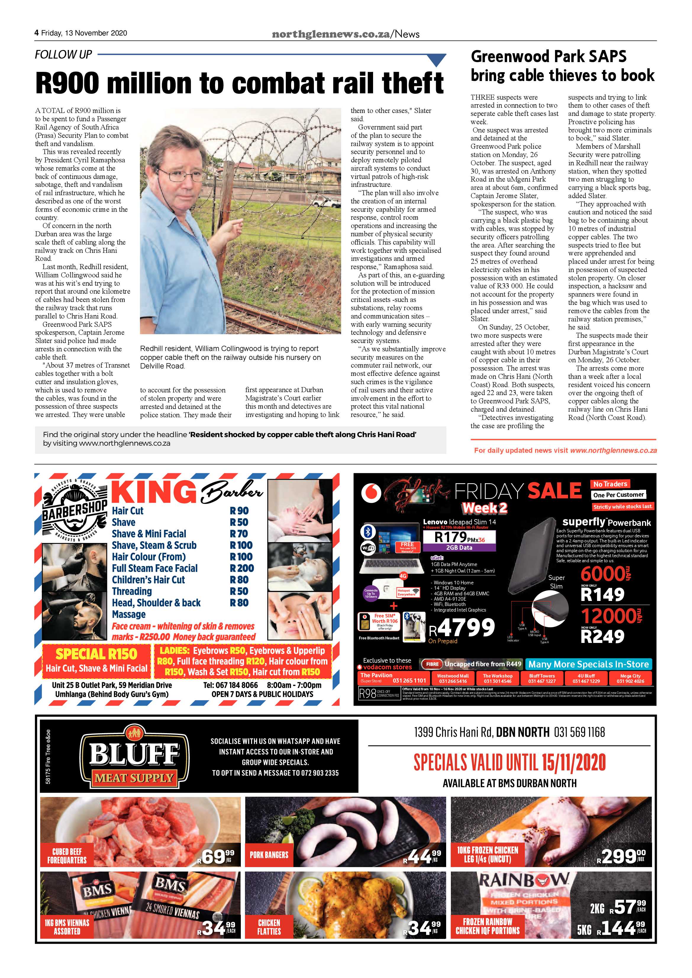 Northglen News 13 November 2020 page 4