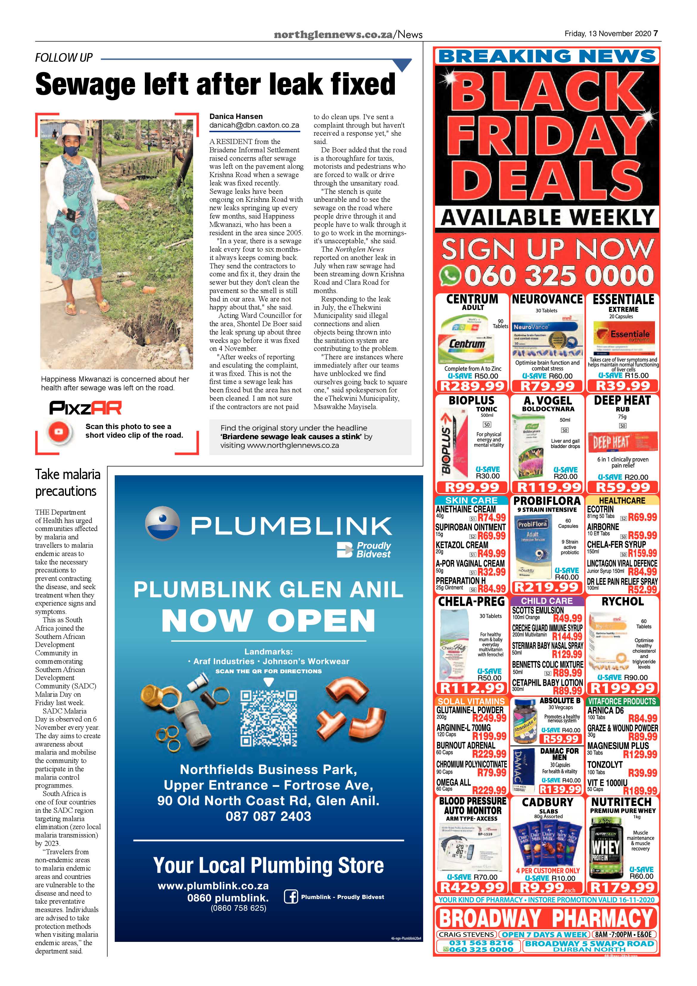 Northglen News 13 November 2020 page 7