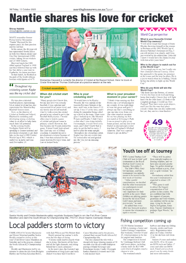 Northglen News 13 October 2023 page 16