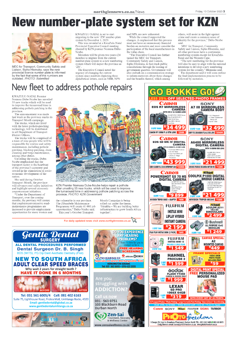 Northglen News 13 October 2023 page 3