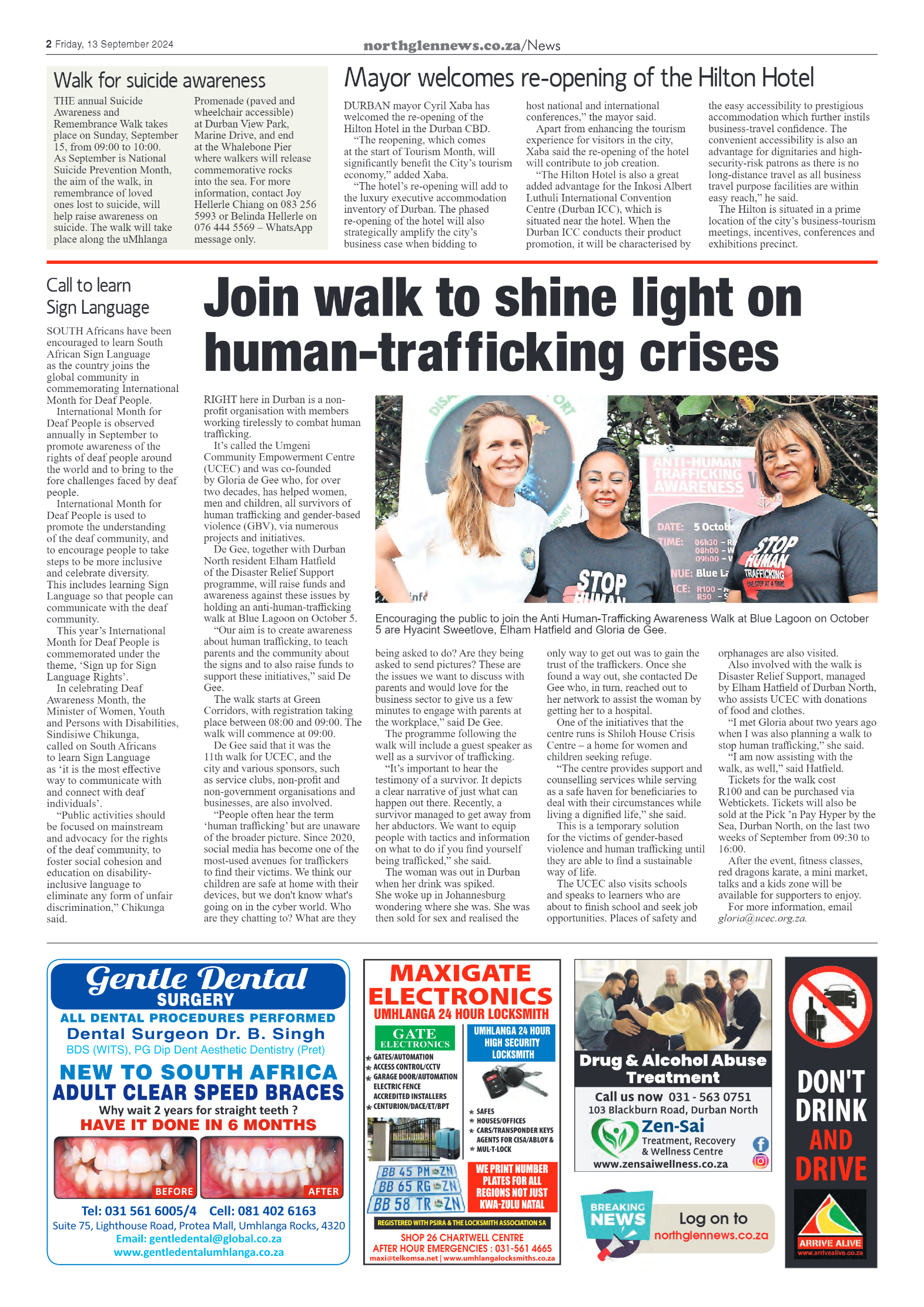 Northglen News 13 September 2024 page 2
