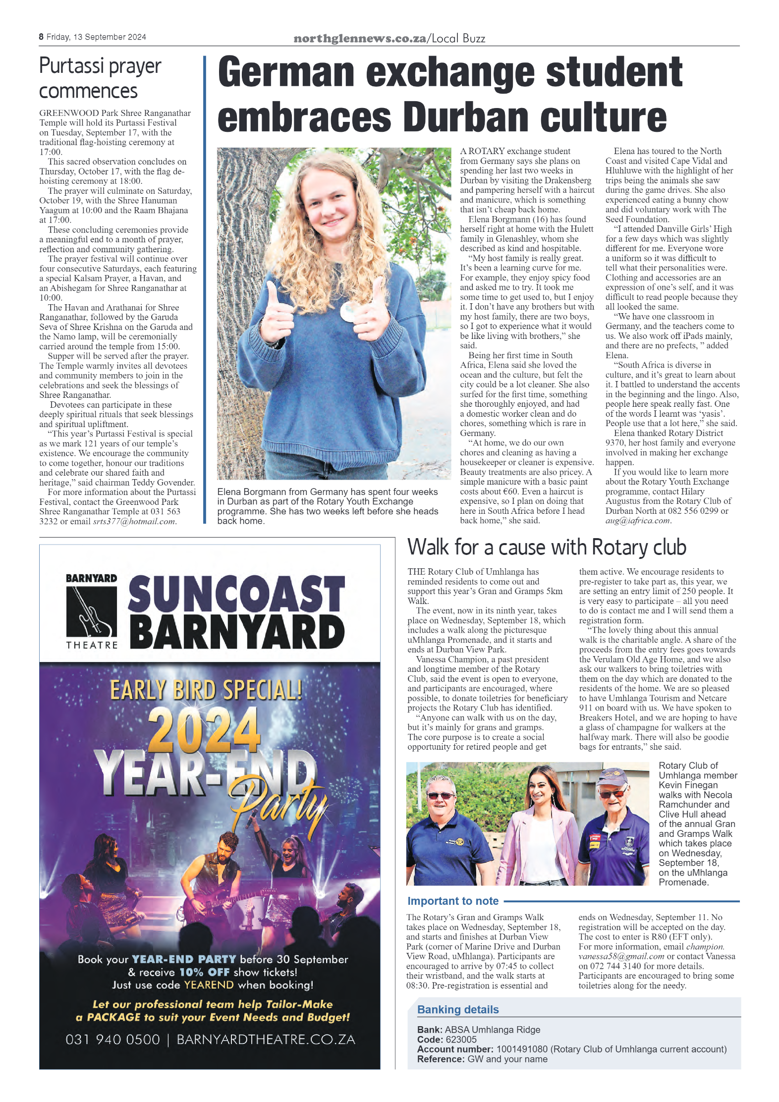 Northglen News 13 September 2024 page 8
