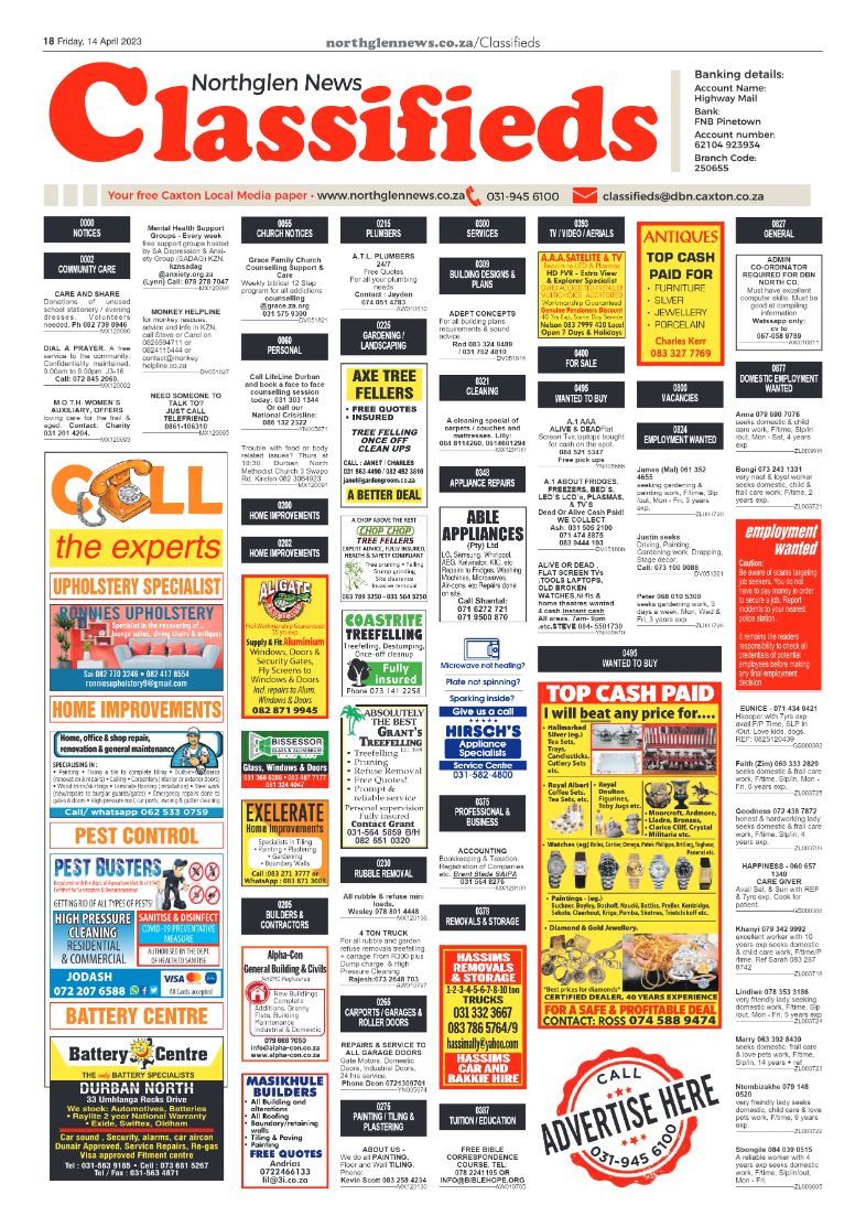 Northglen News 14 April 2023 page 18