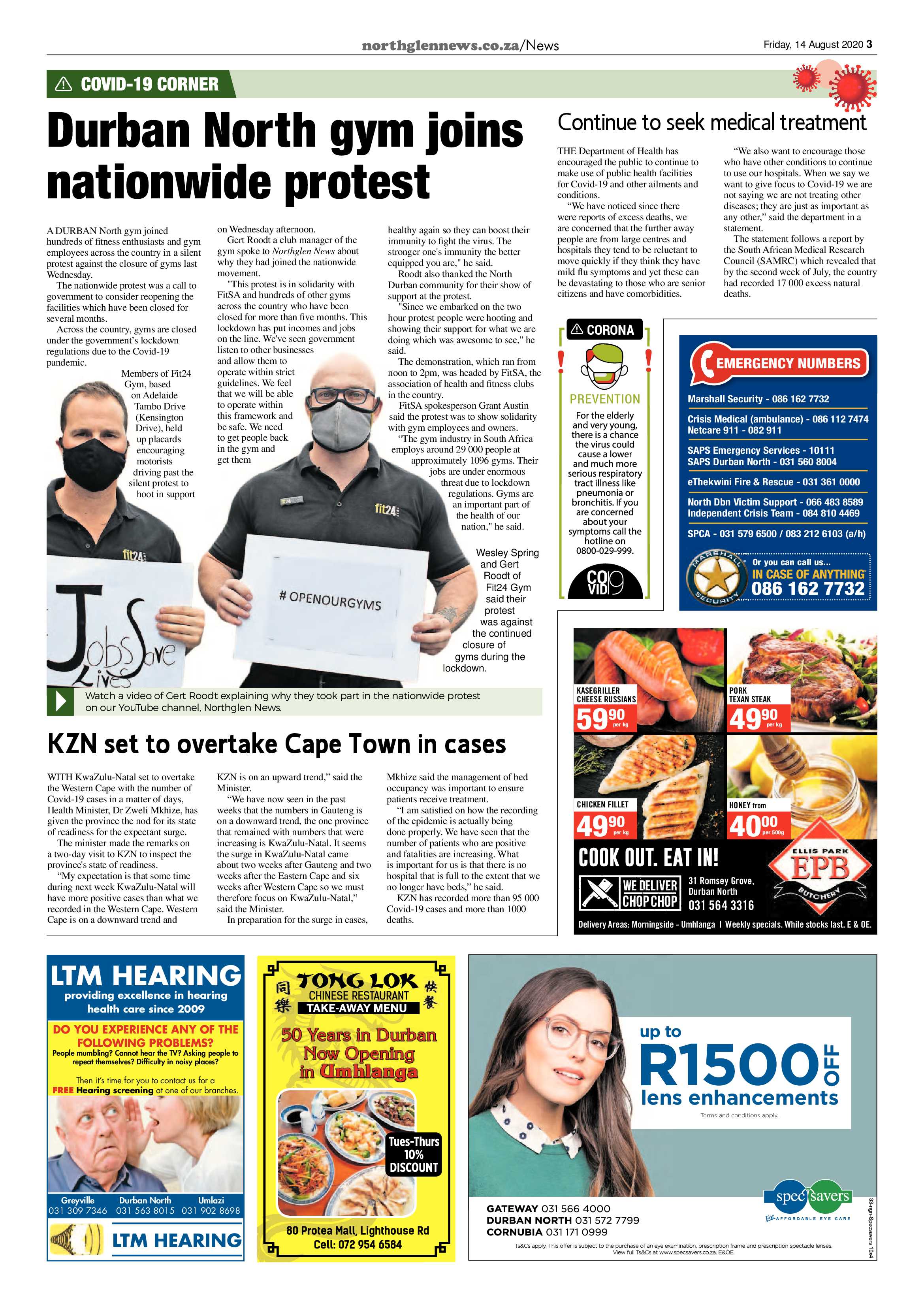 Northglen News 14 August 2020 page 3
