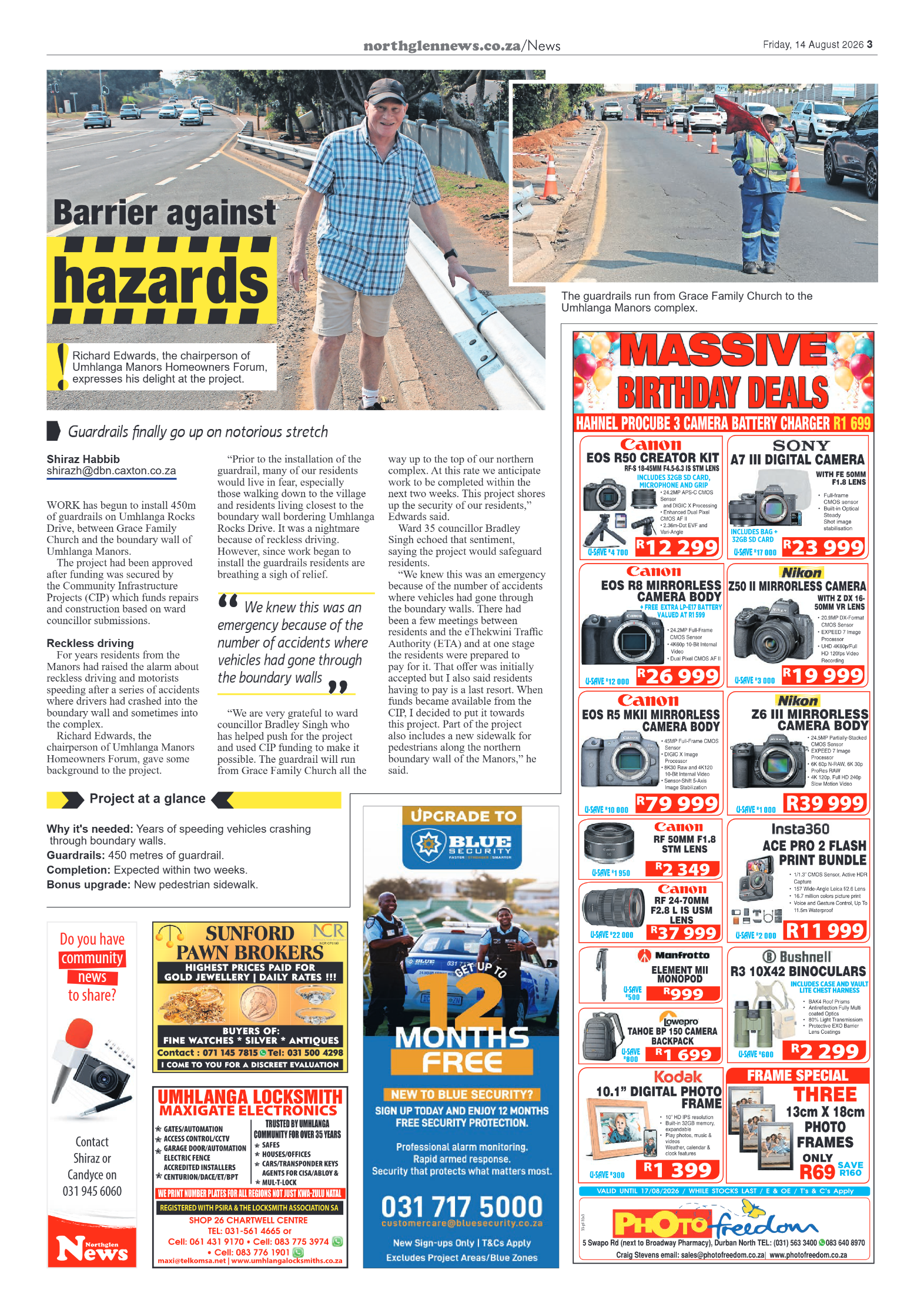 Northglen News 14 August 2026 page 3