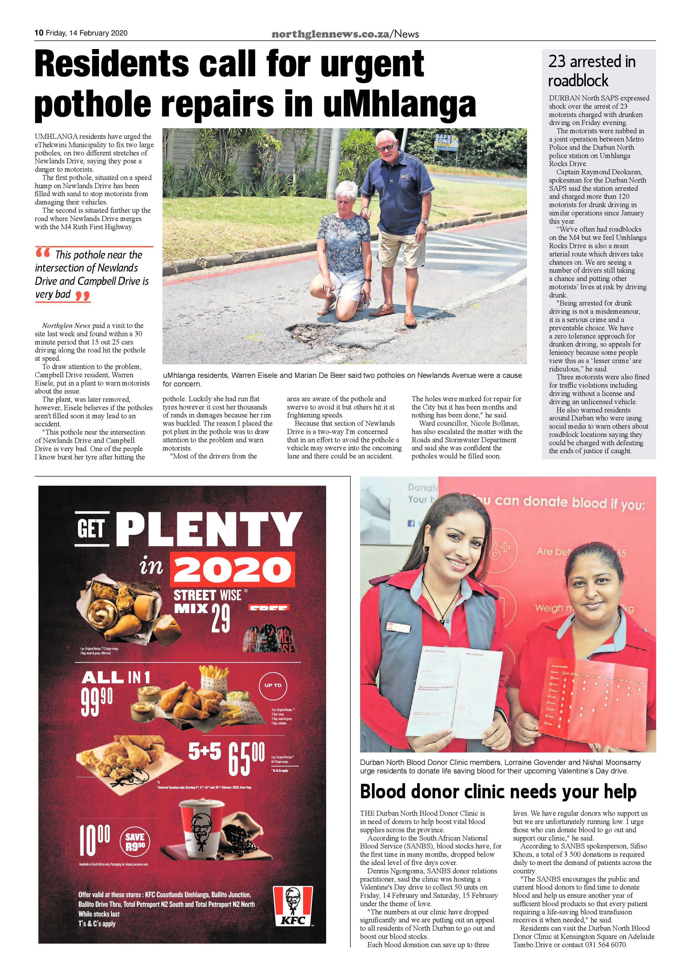 Northglen News 14 February 2020 page 10