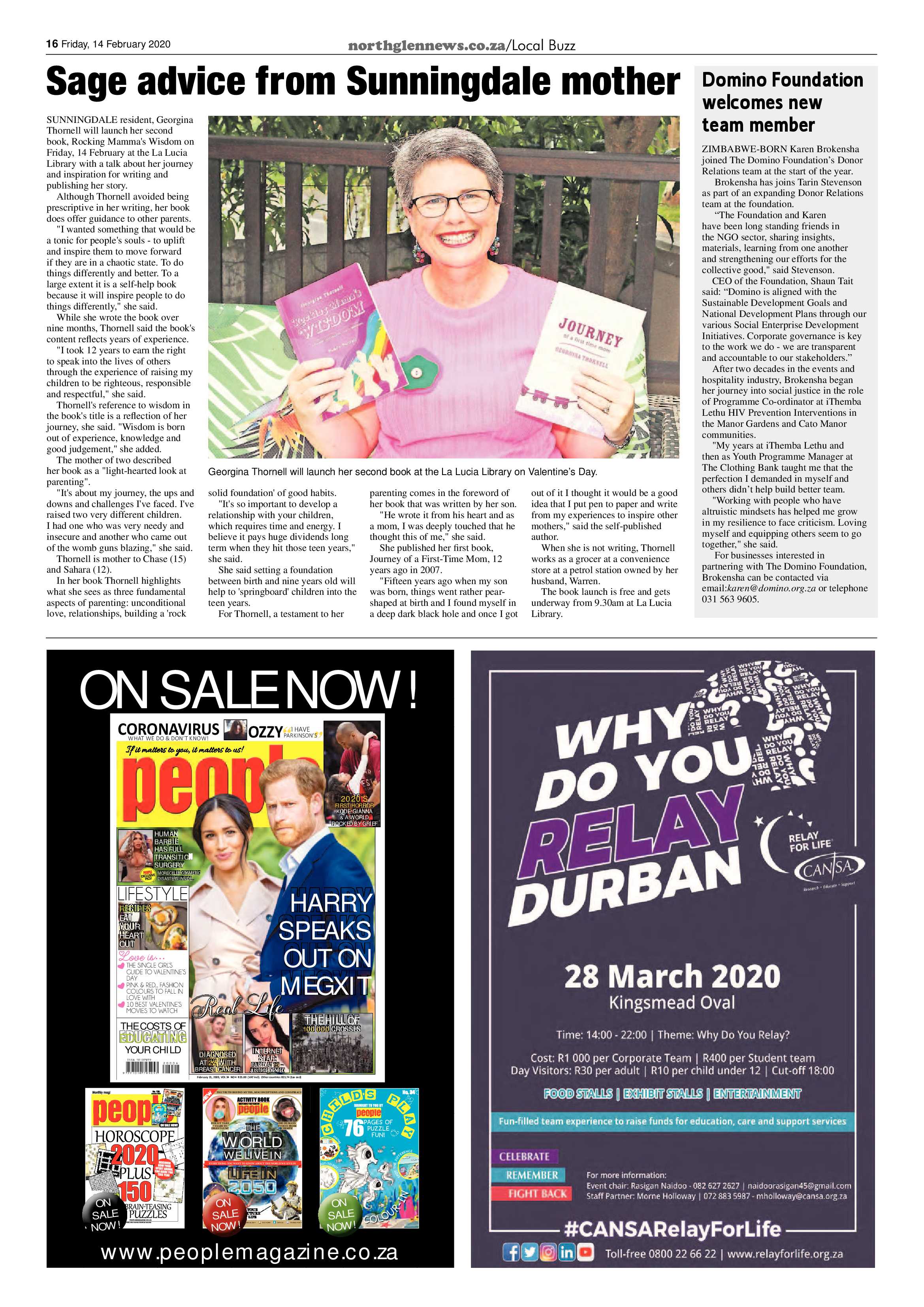 Northglen News 14 February 2020 page 16