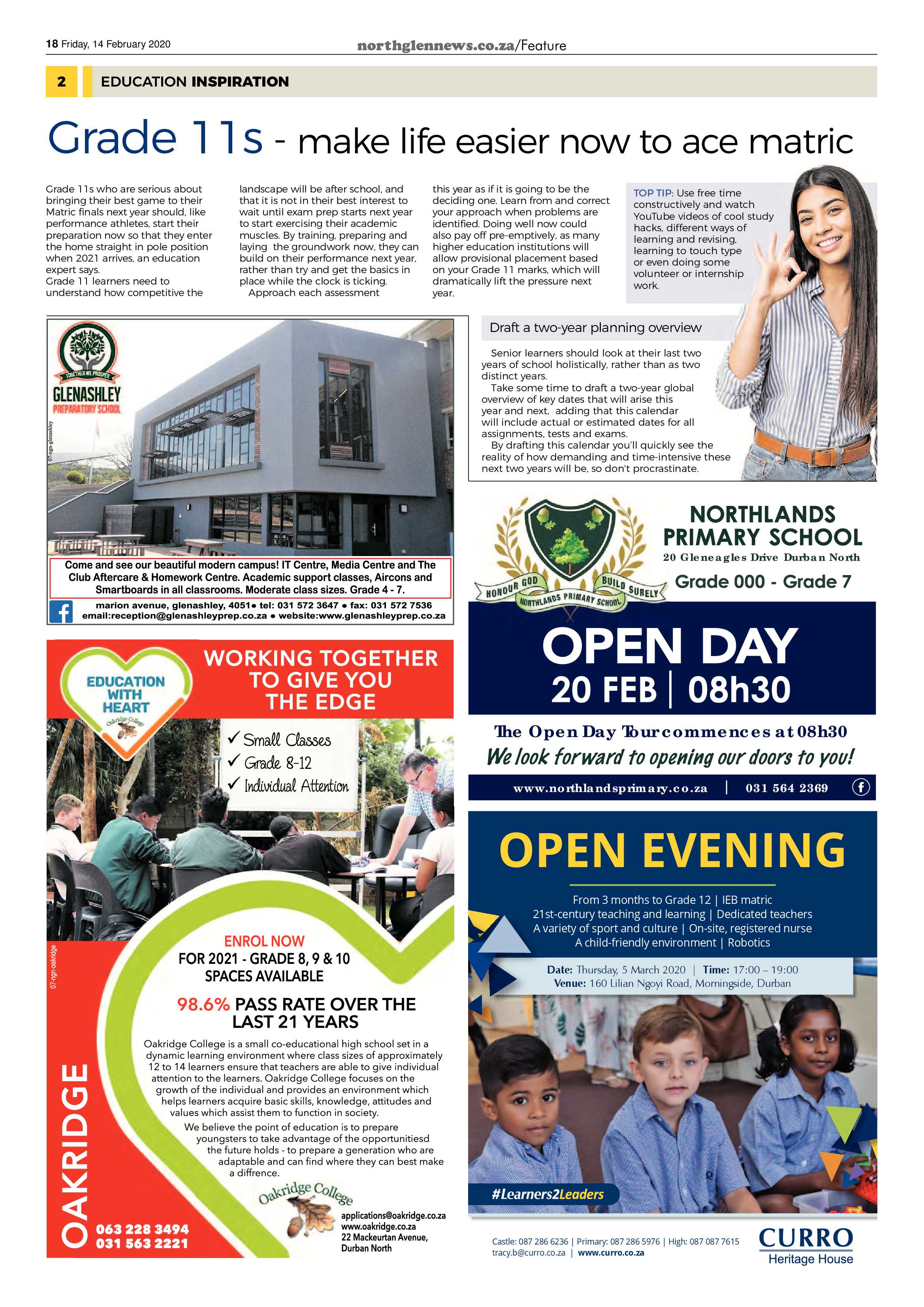 Northglen News 14 February 2020 page 18