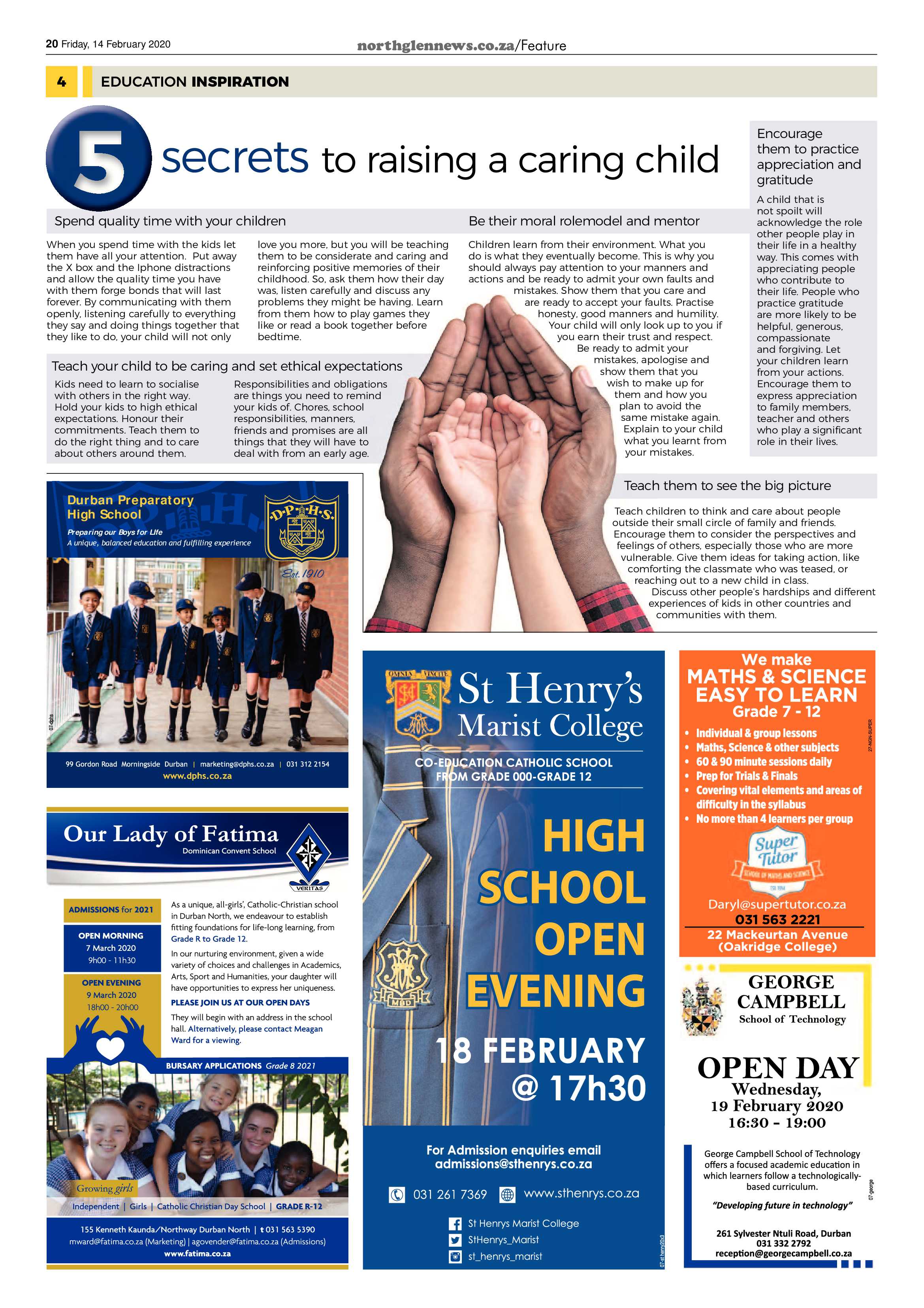 Northglen News 14 February 2020 page 20