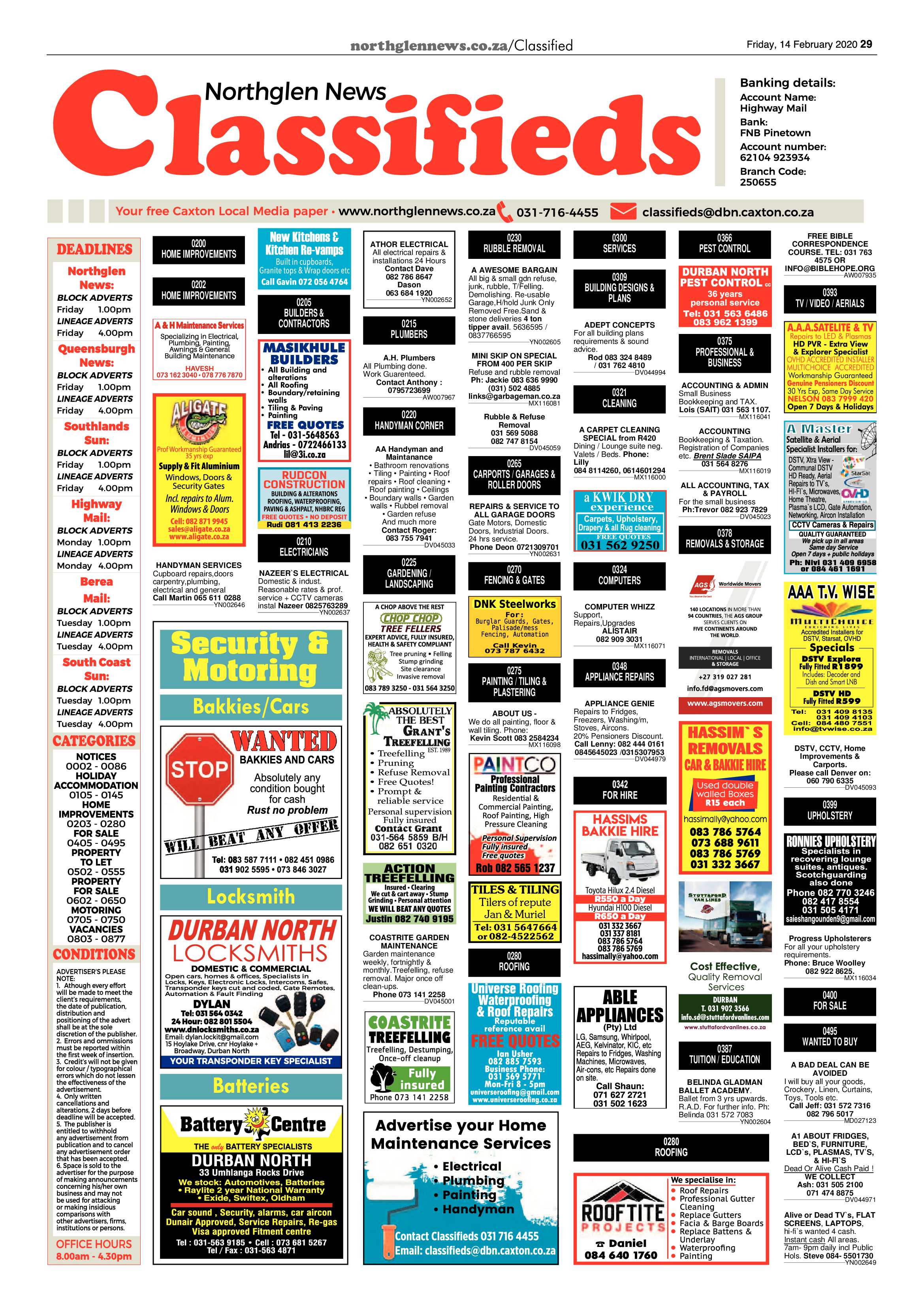 Northglen News 14 February 2020 page 29