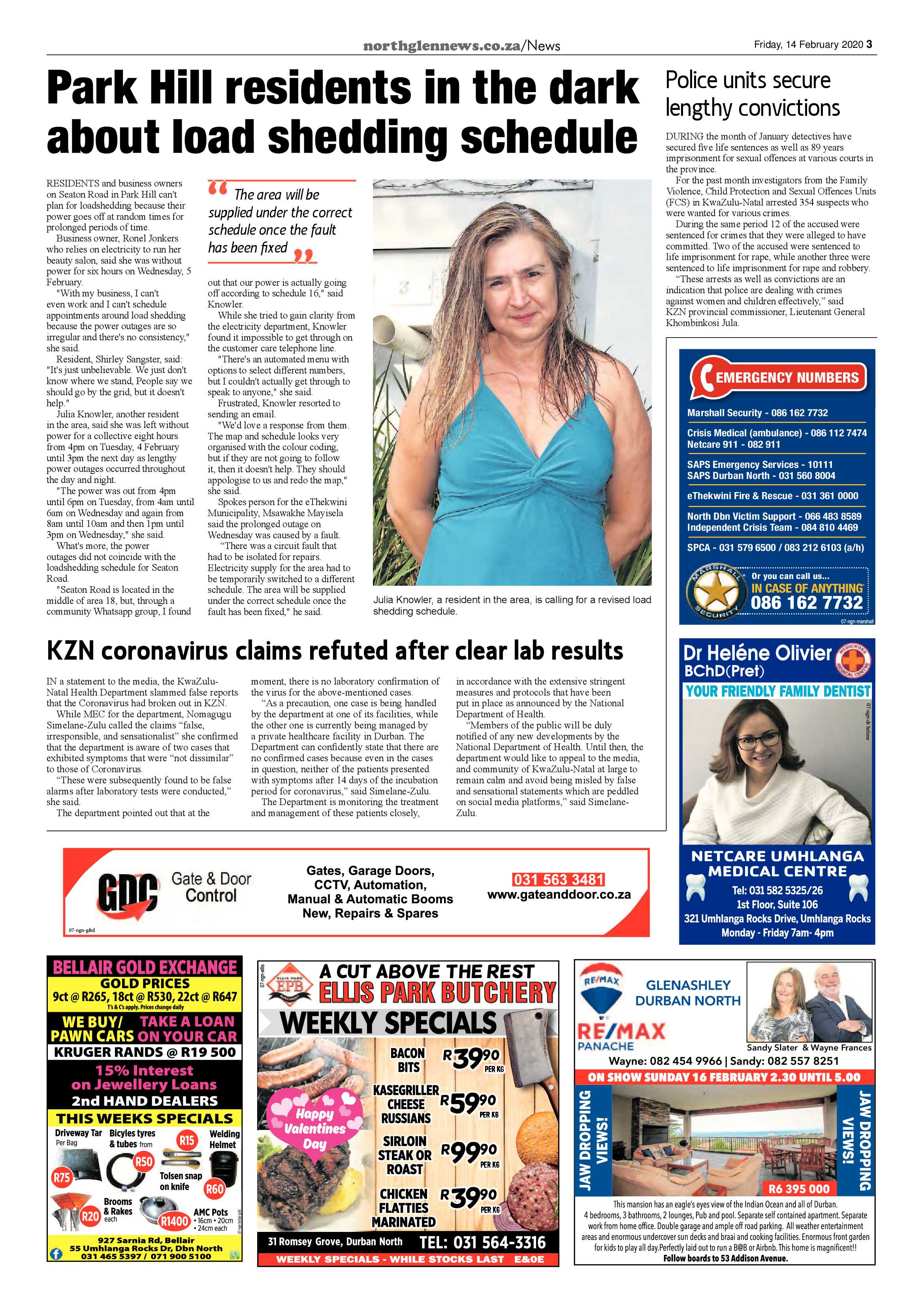 Northglen News 14 February 2020 page 3