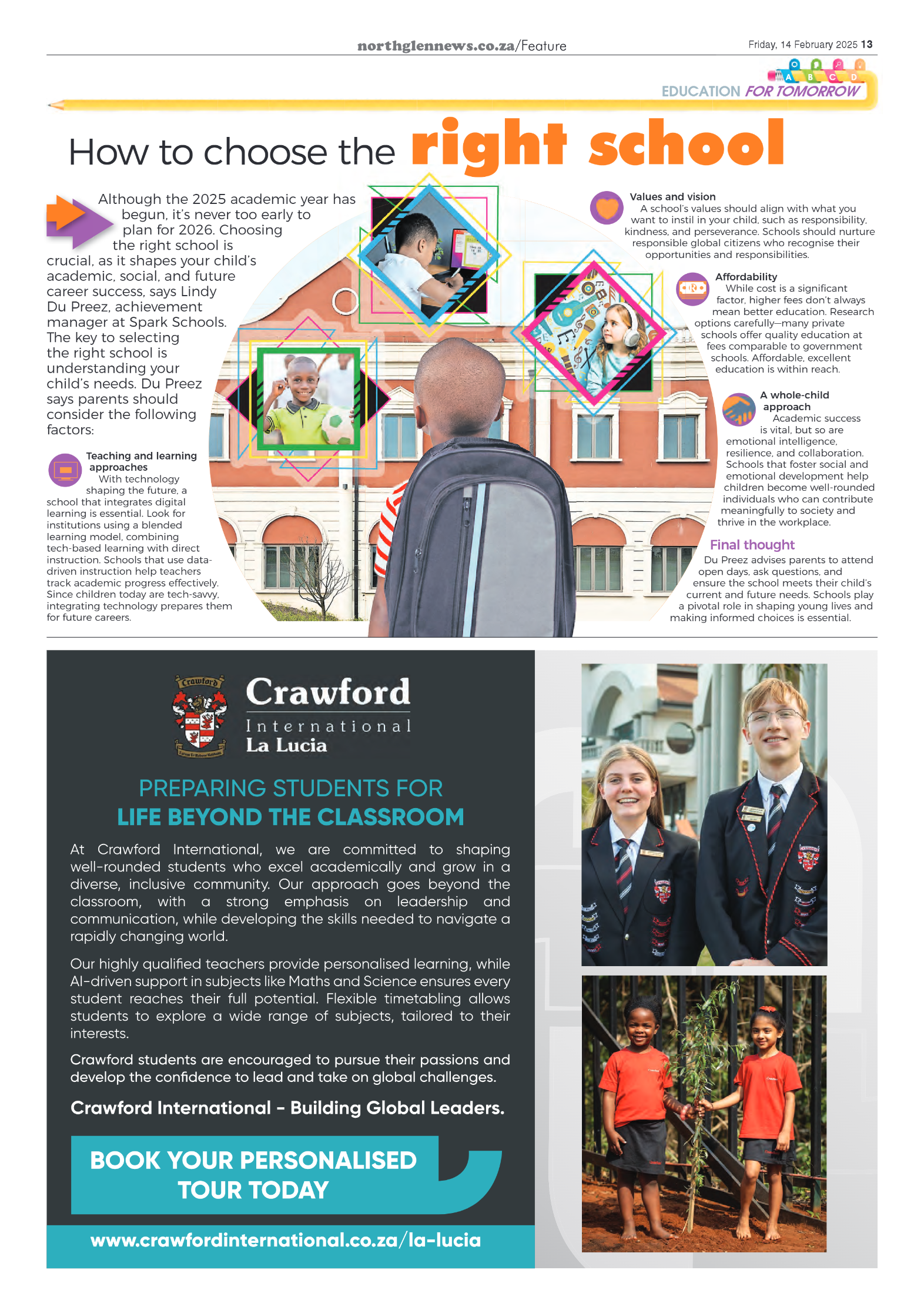 Northglen News 14 February 2025 page 13