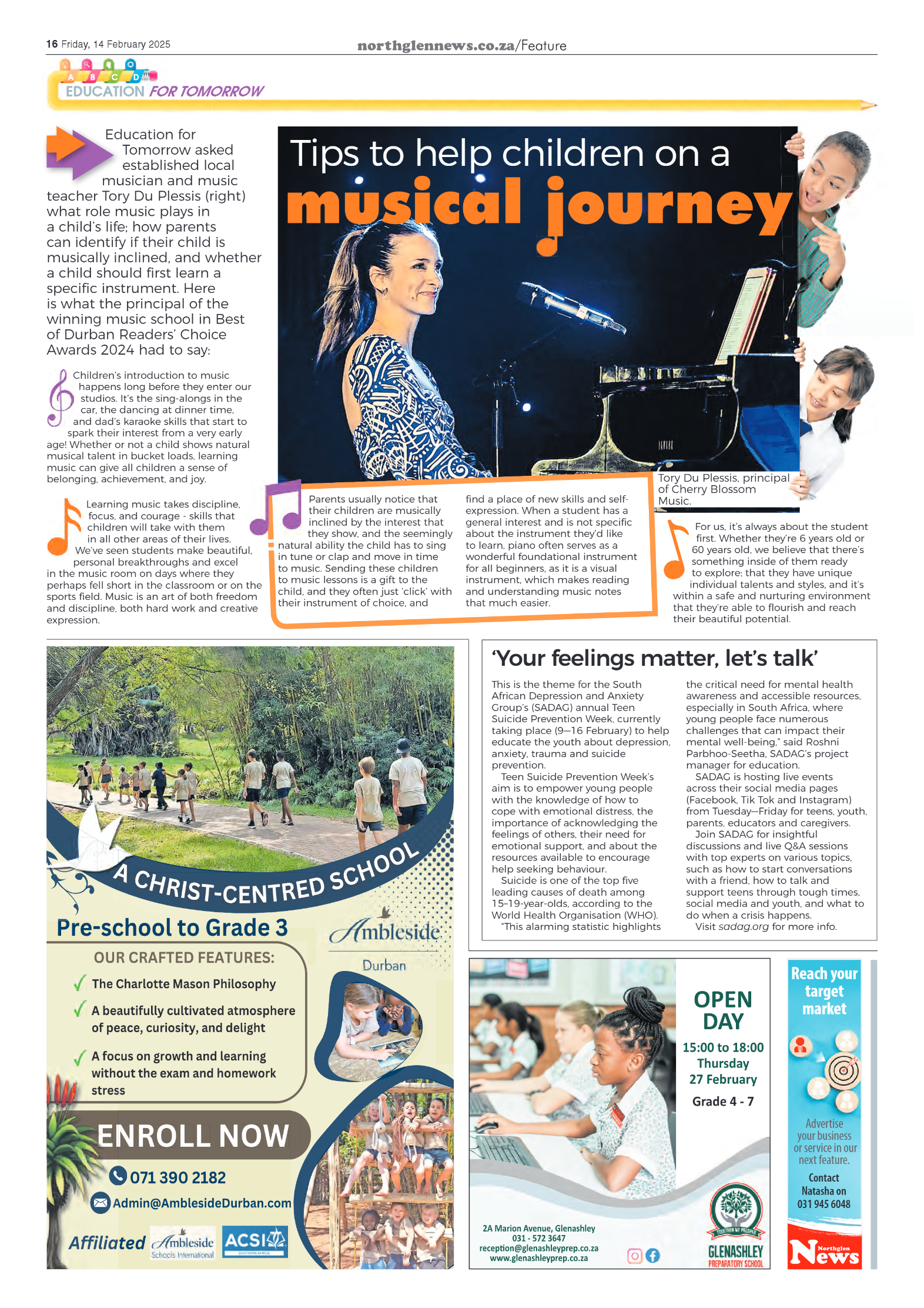 Northglen News 14 February 2025 page 16