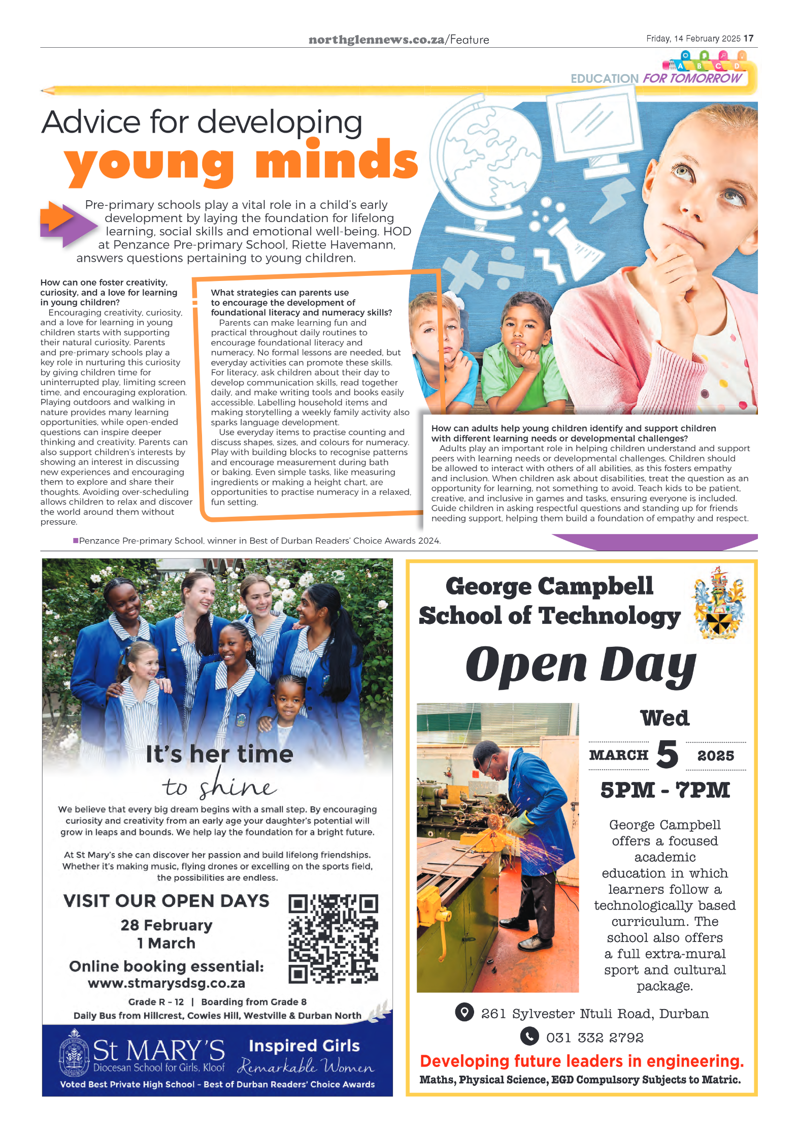 Northglen News 14 February 2025 page 17