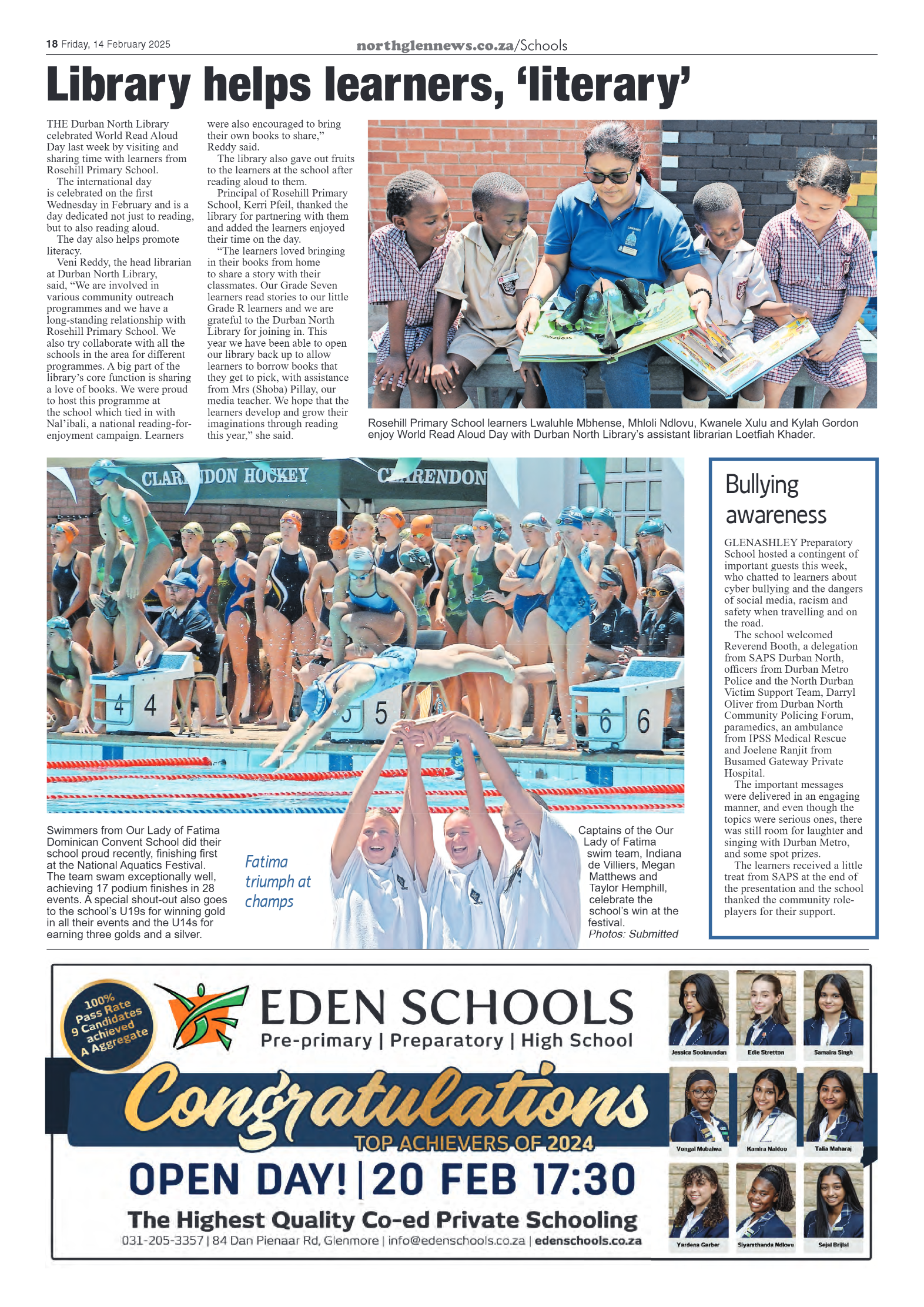Northglen News 14 February 2025 page 18