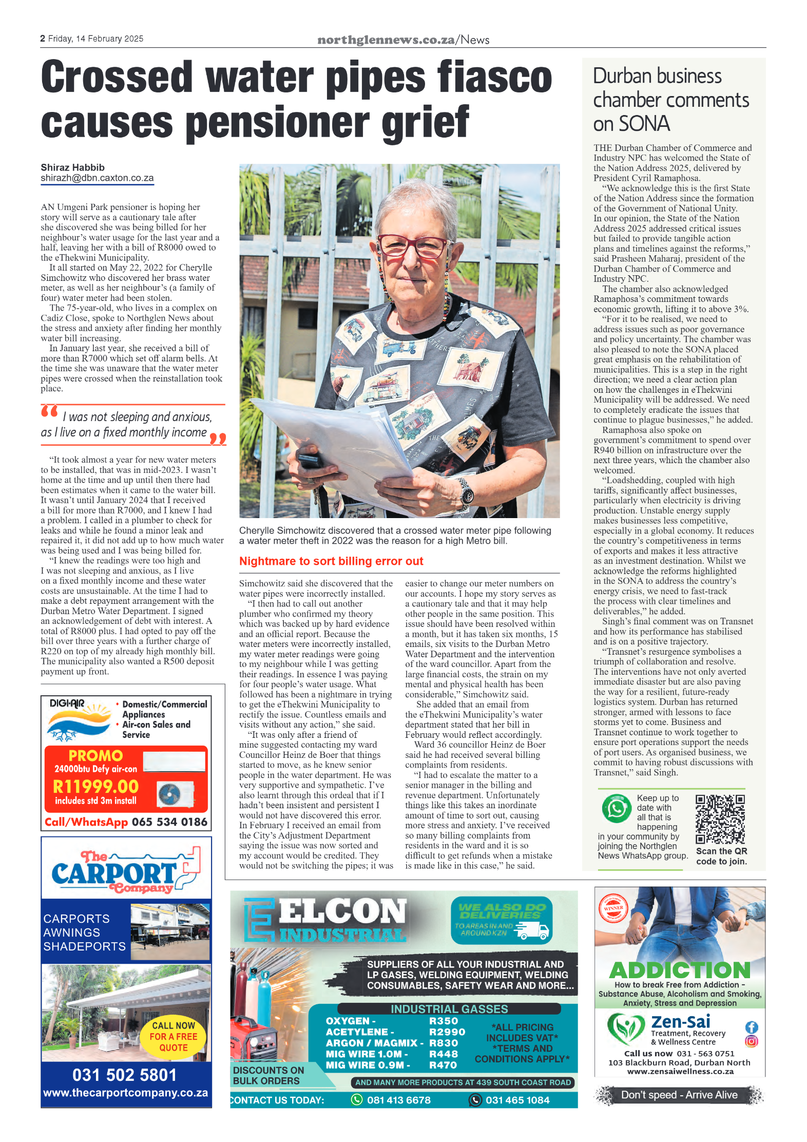 Northglen News 14 February 2025 page 2