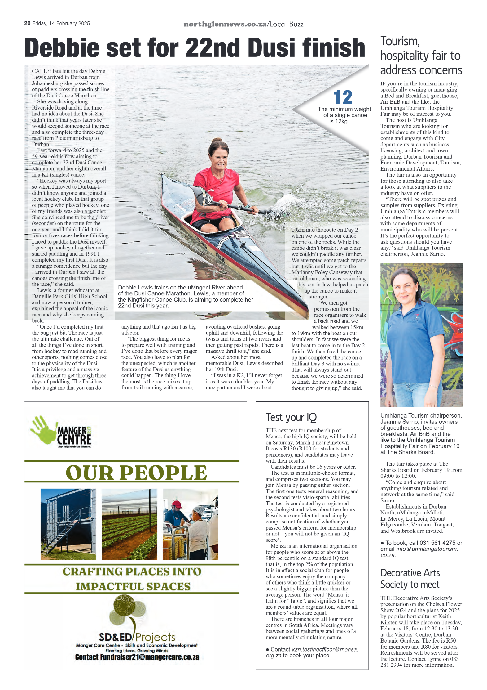 Northglen News 14 February 2025 page 20
