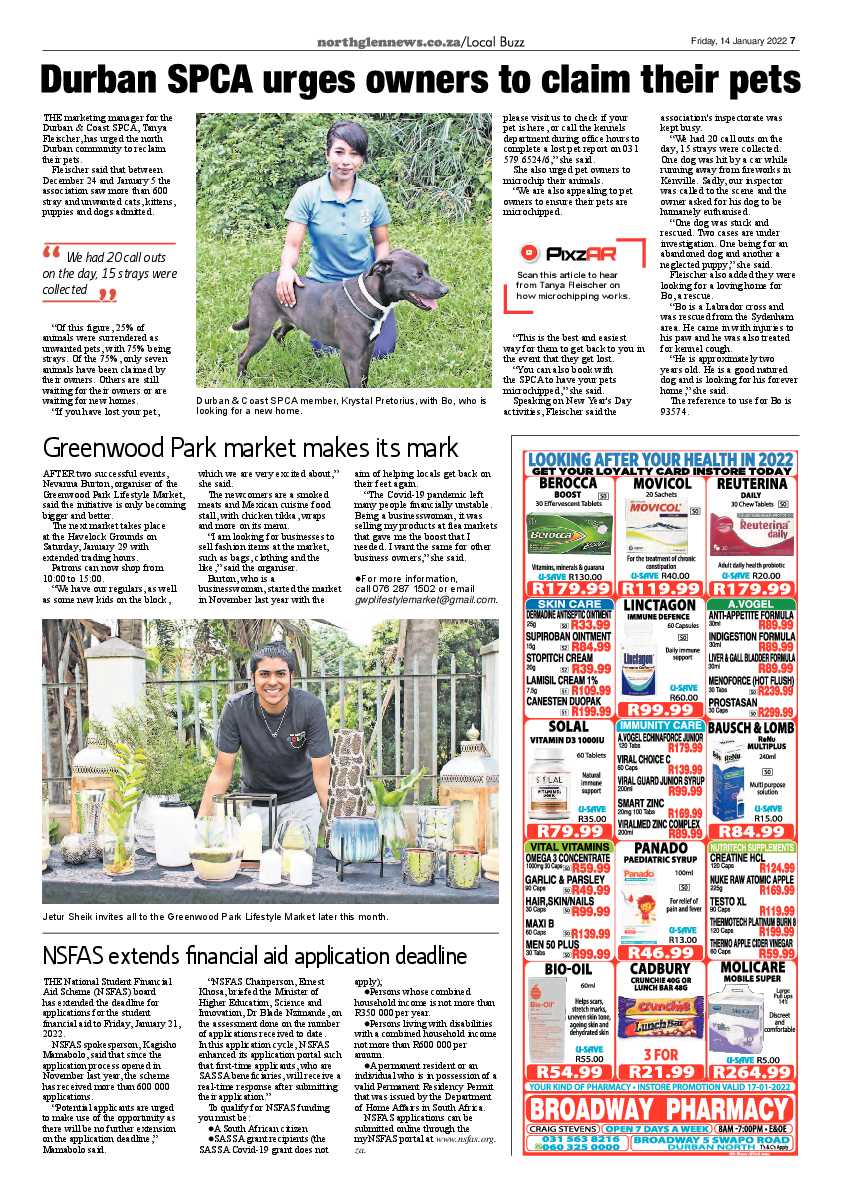 Northglen News 14 January 2022 page 7