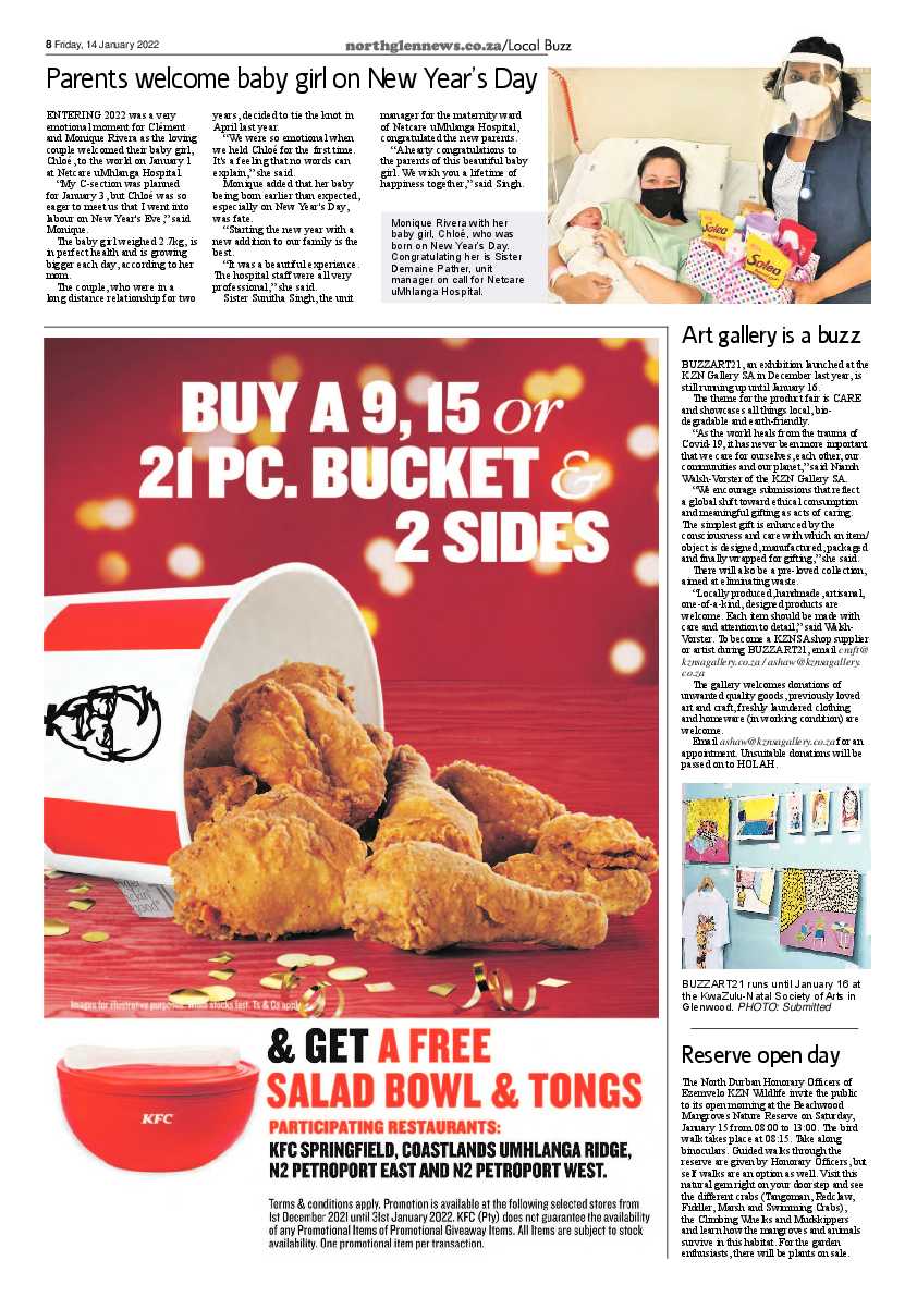 Northglen News 14 January 2022 page 8