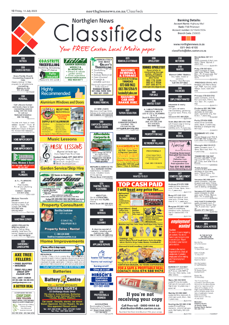 Northglen News 14 July 2023 page 10