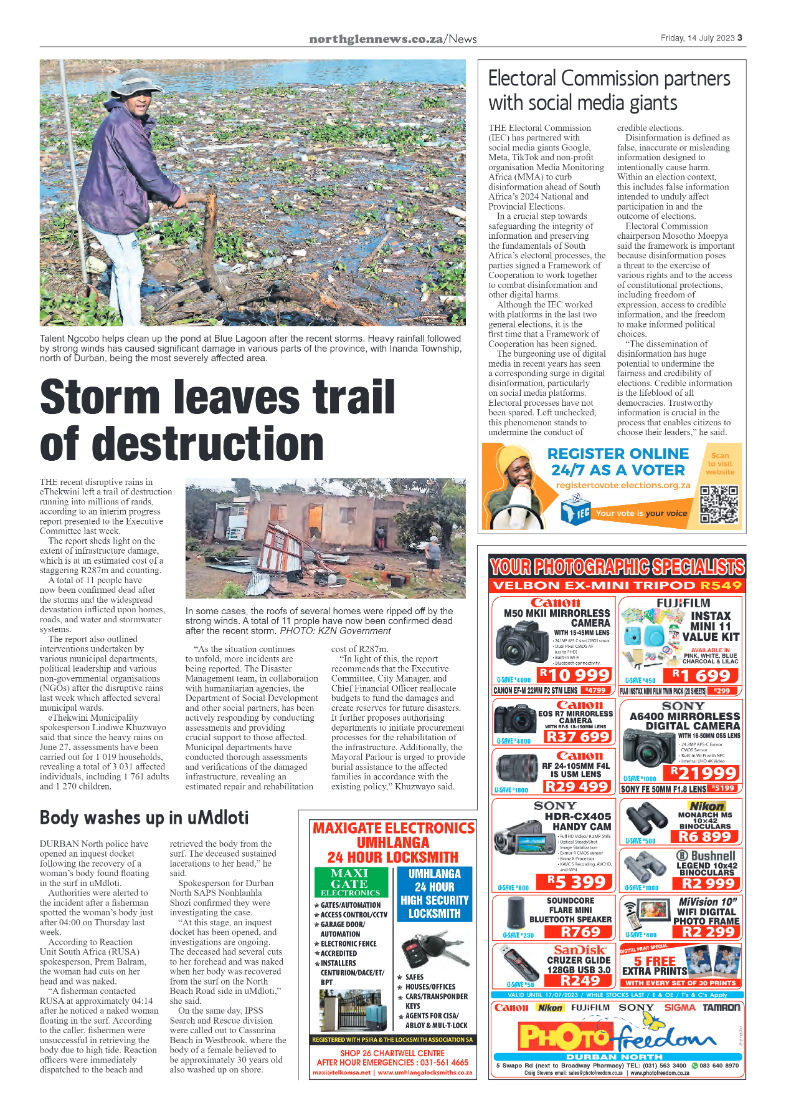 Northglen News 14 July 2023 page 3