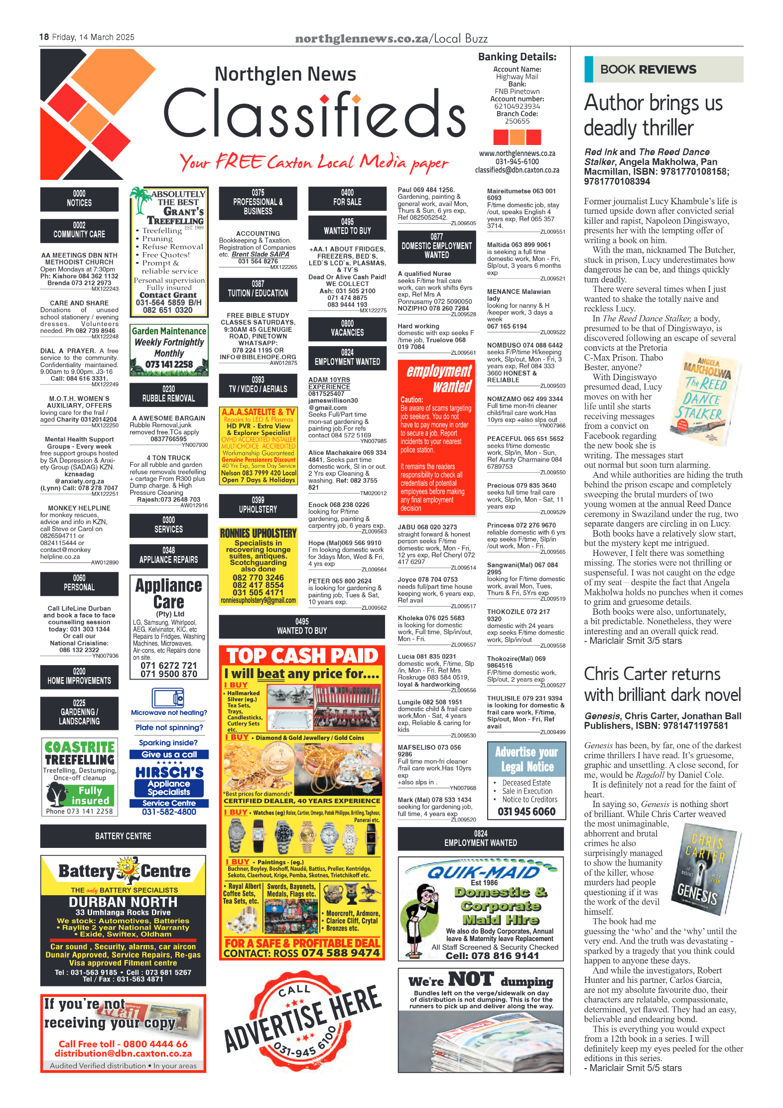 Northglen News 14 March 2025 page 18