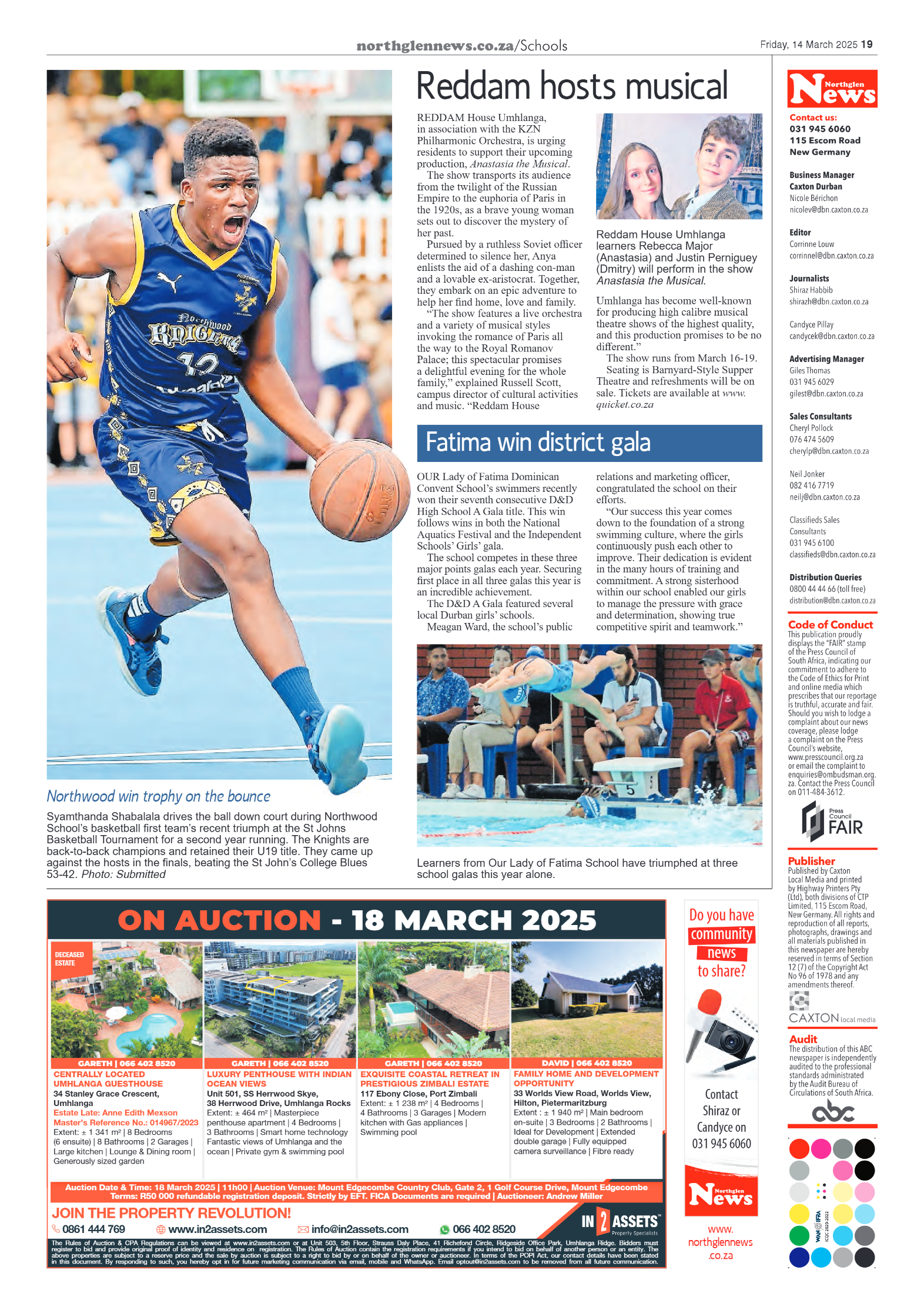Northglen News 14 March 2025 page 19