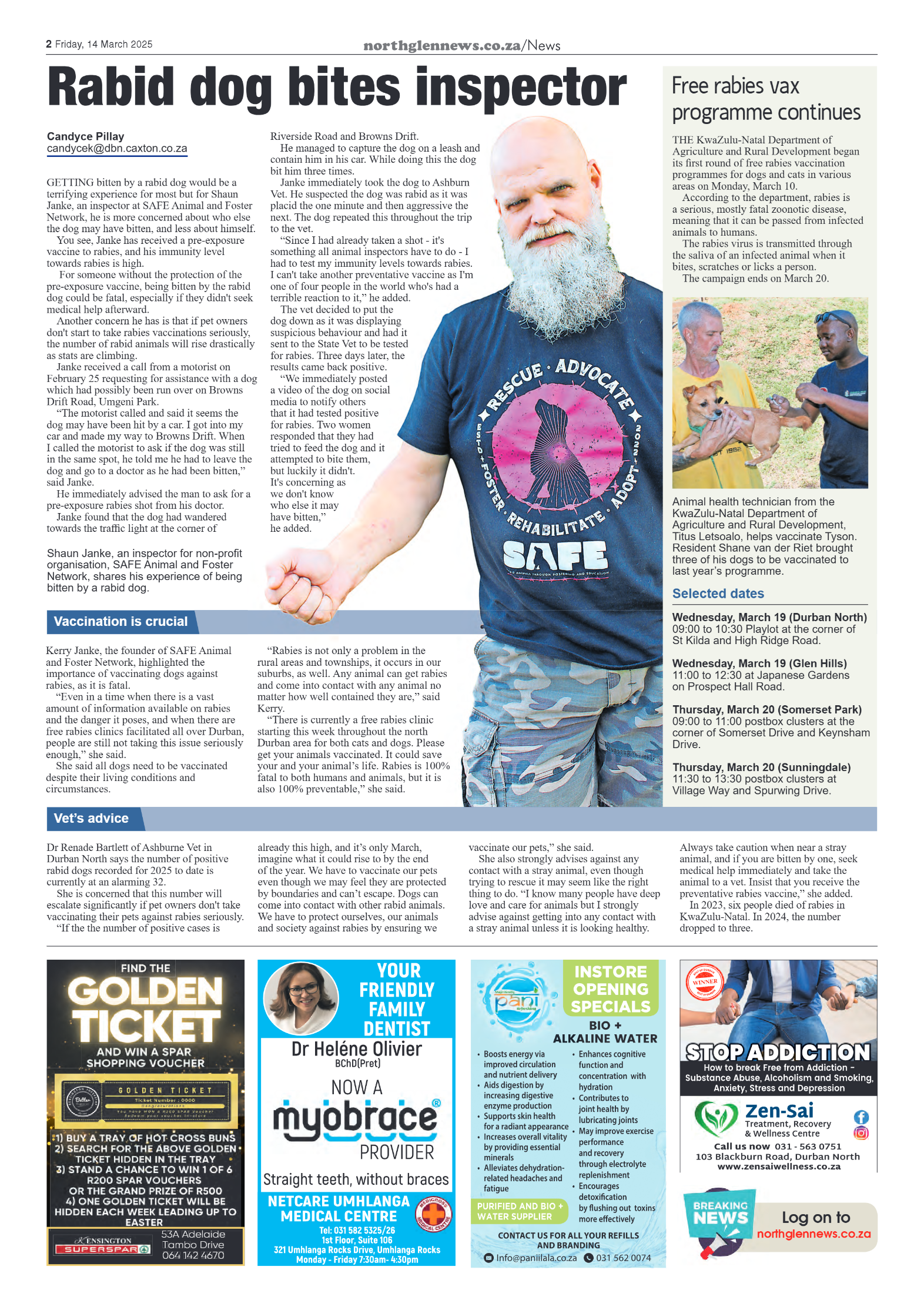 Northglen News 14 March 2025 page 2