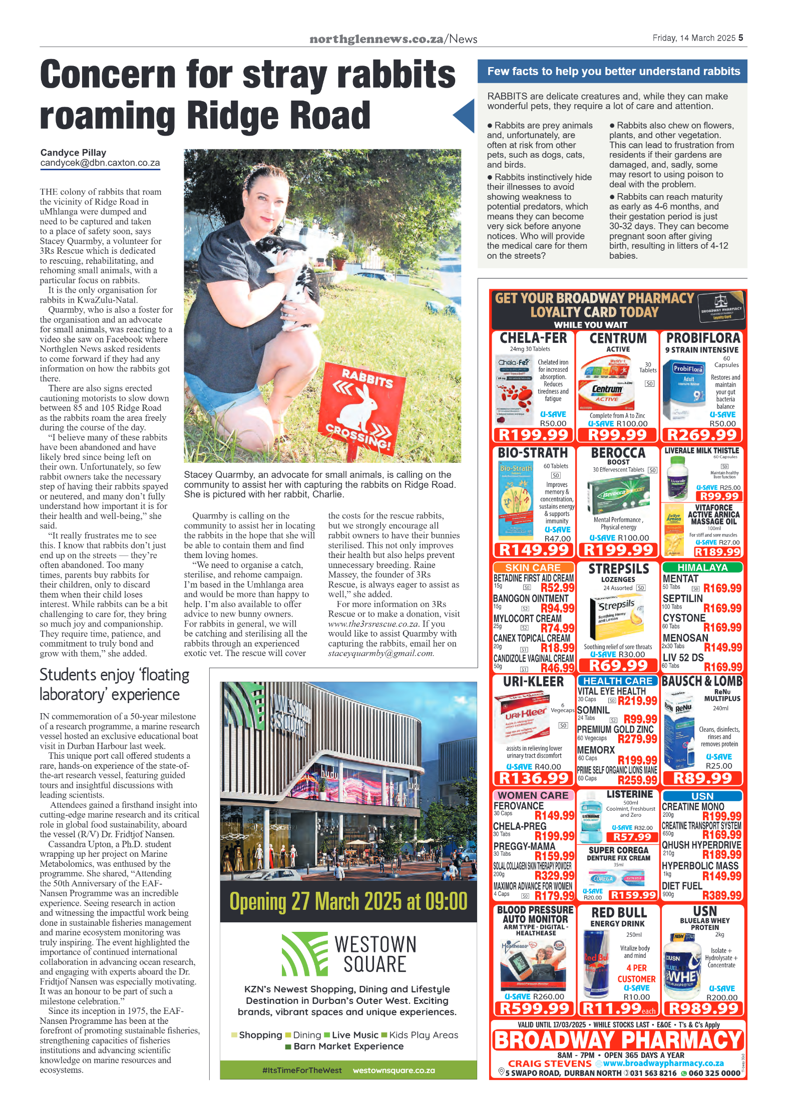 Northglen News 14 March 2025 page 5