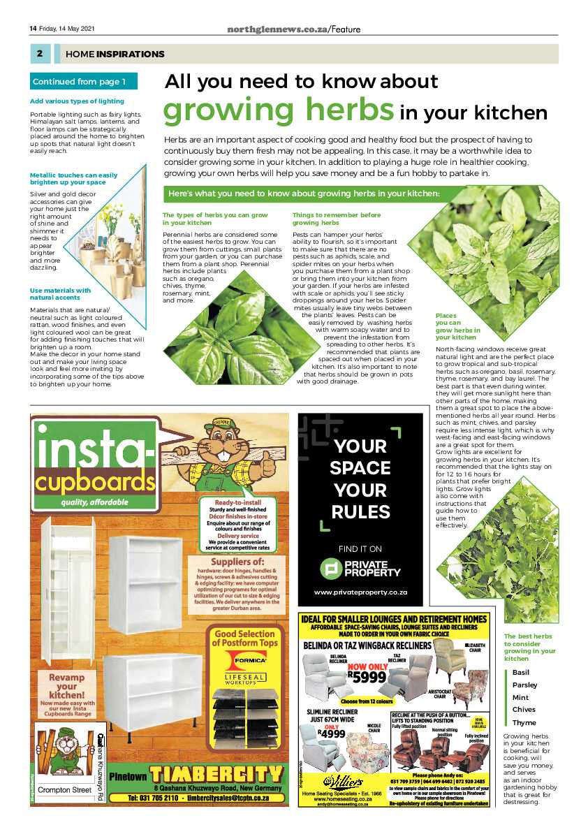 Northglen News 14 May 2021 page 14