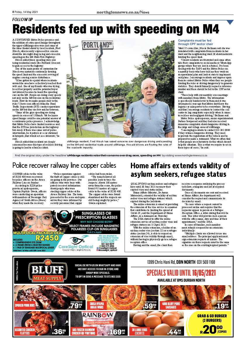 Northglen News 14 May 2021 page 4