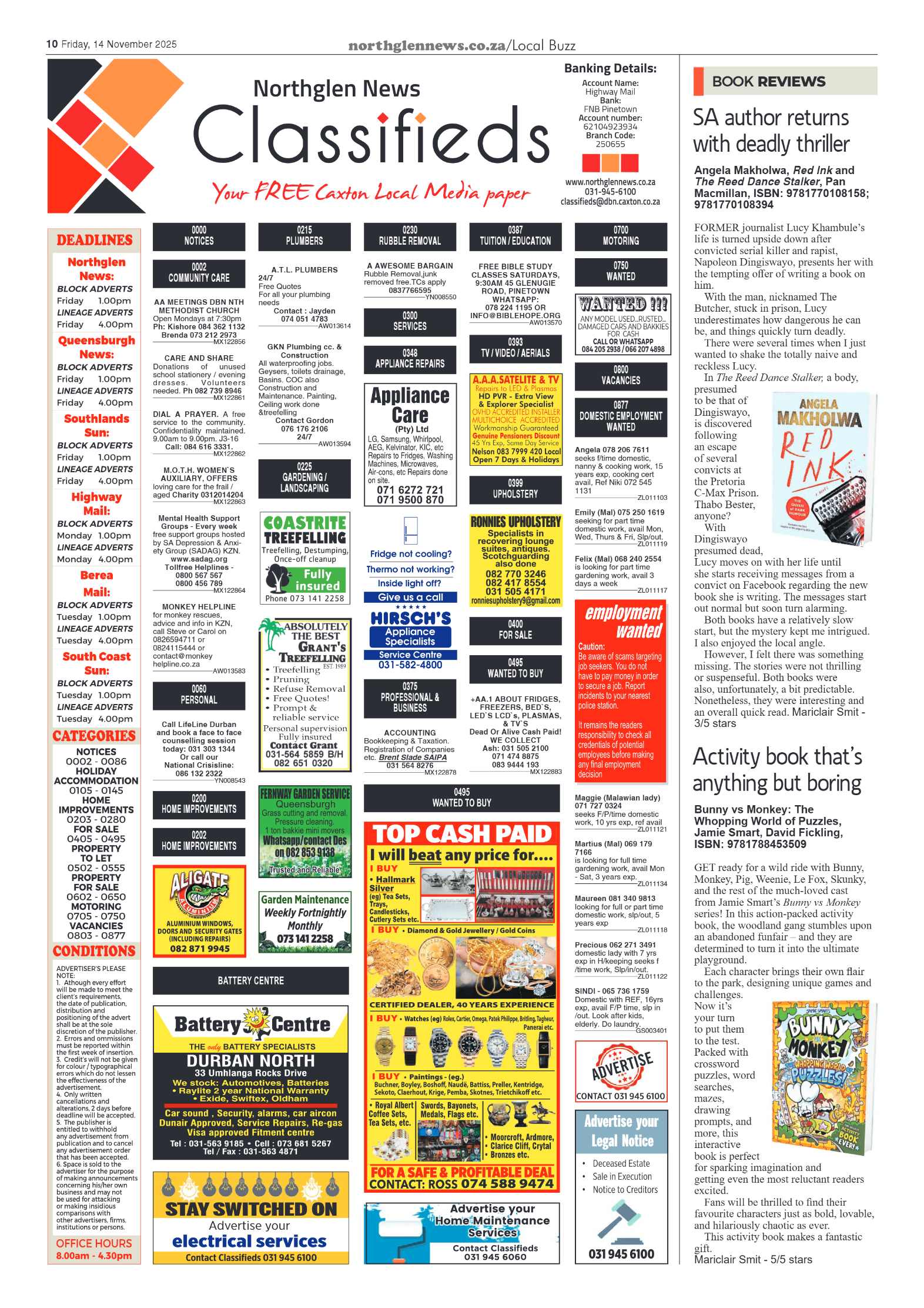 Northglen News 14 November 2025 page 10