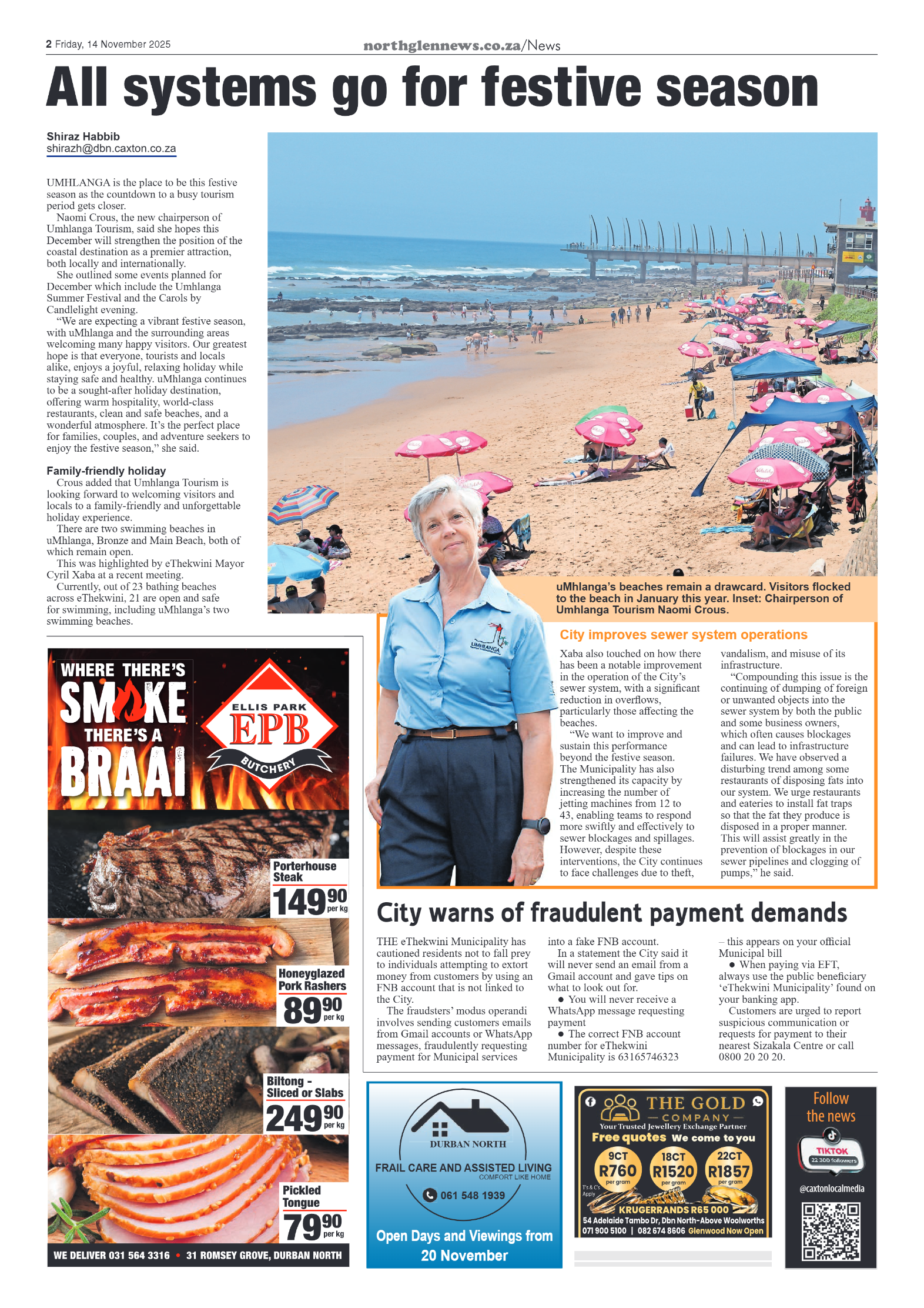 Northglen News 14 November 2025 page 2