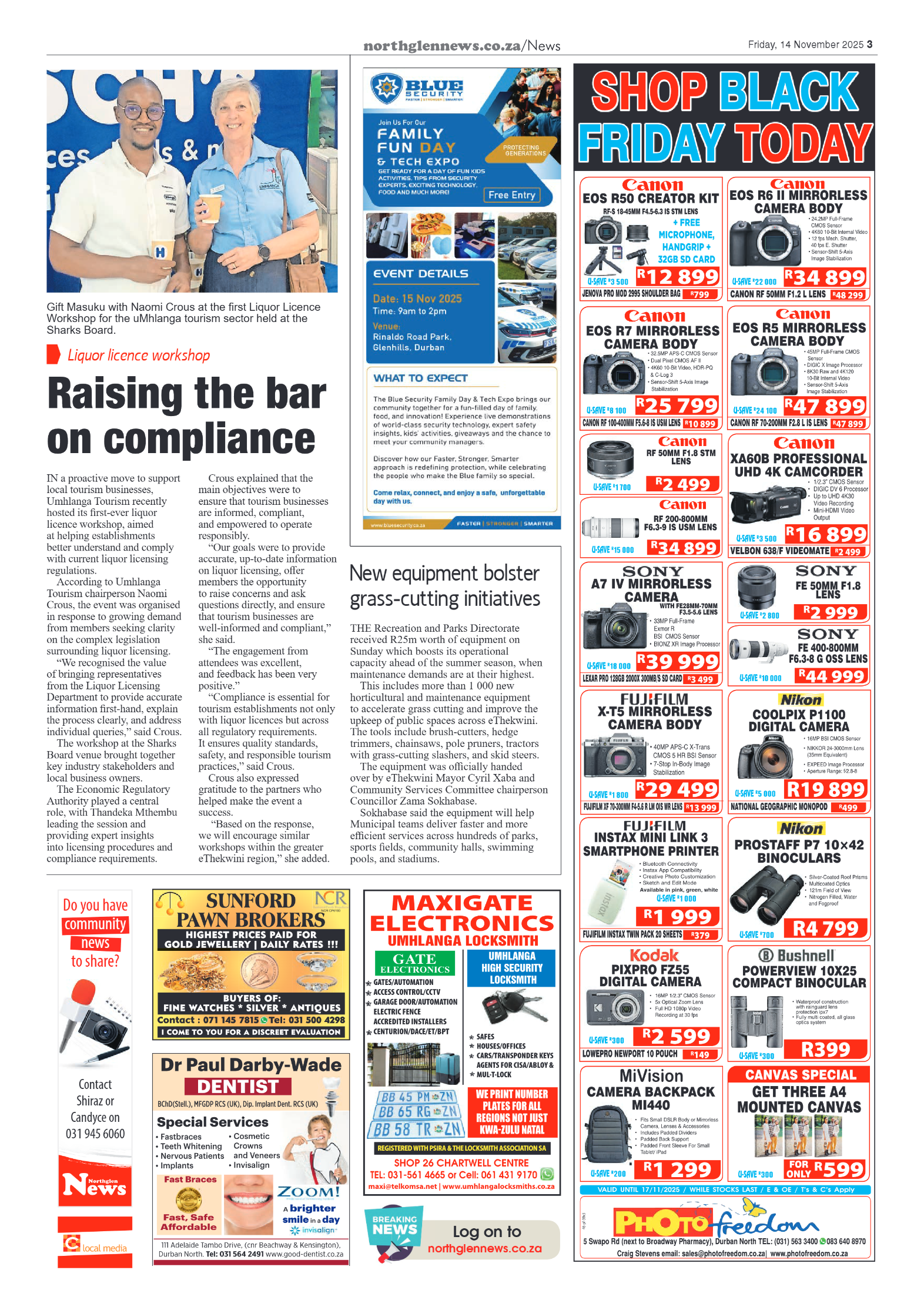 Northglen News 14 November 2025 page 3