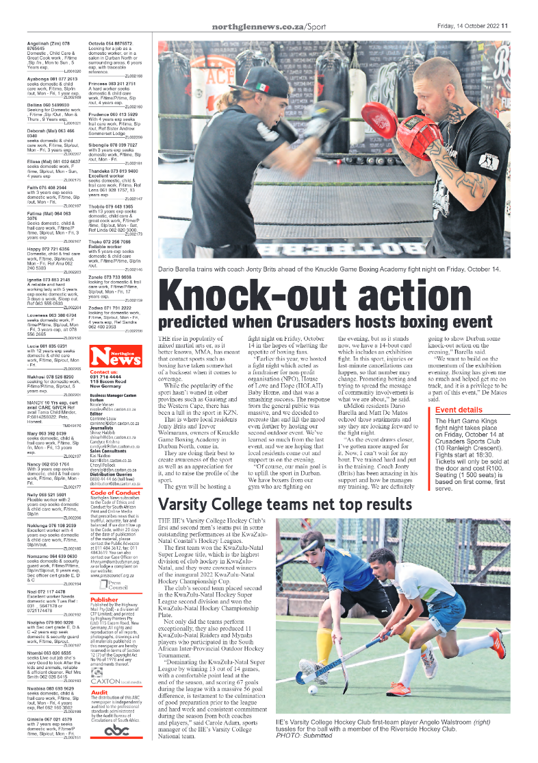 Northglen News 14 October 2022 page 11