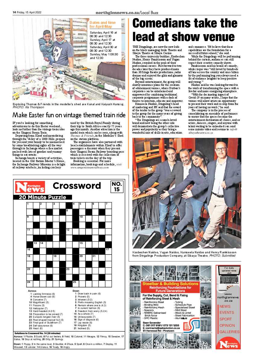 Northglen News 15 April 2022 page 14