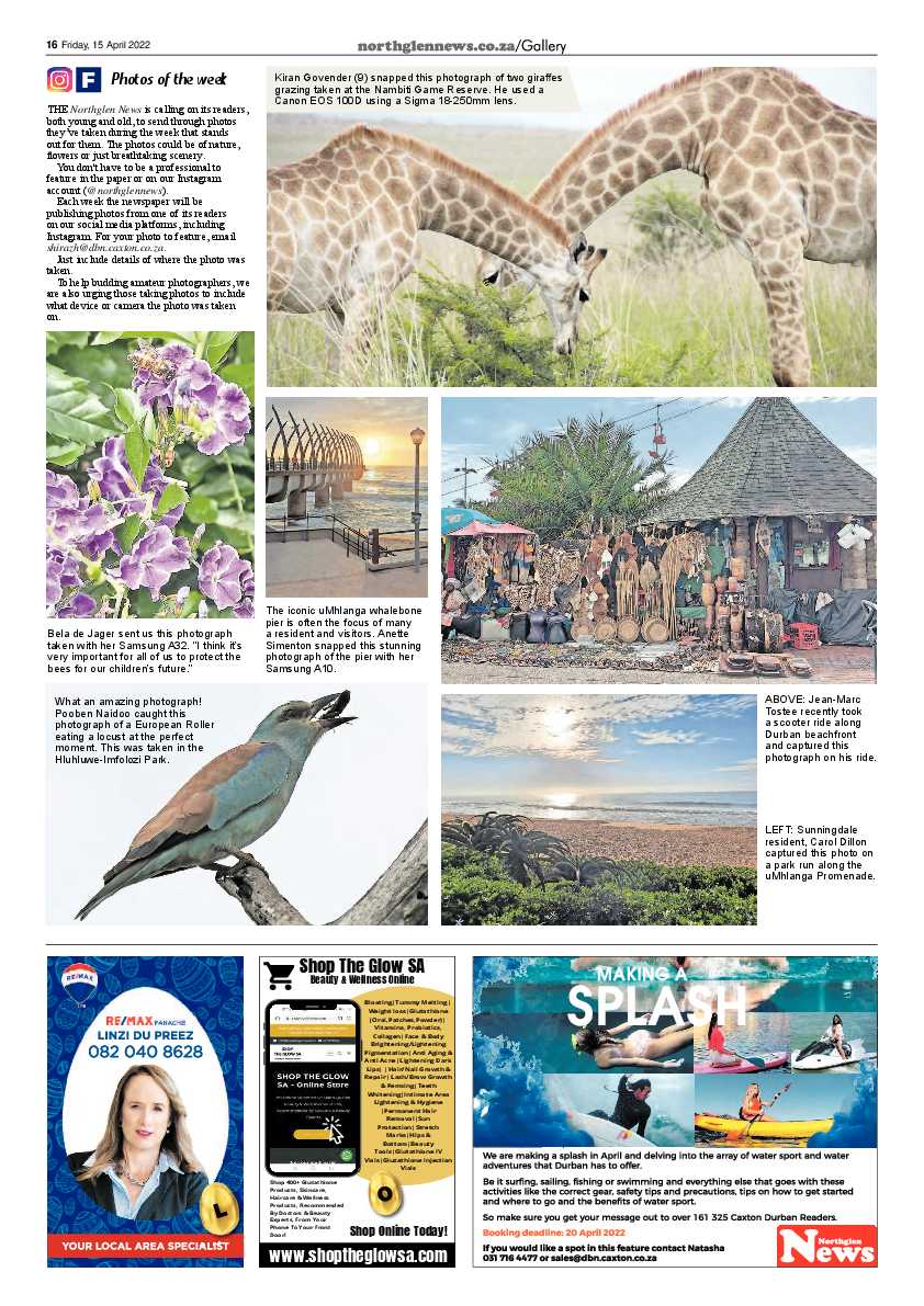 Northglen News 15 April 2022 page 16