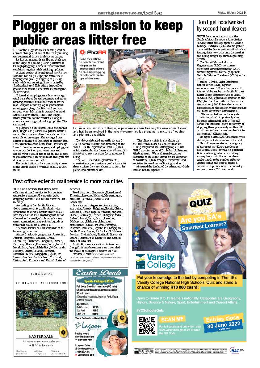 Northglen News 15 April 2022 page 9