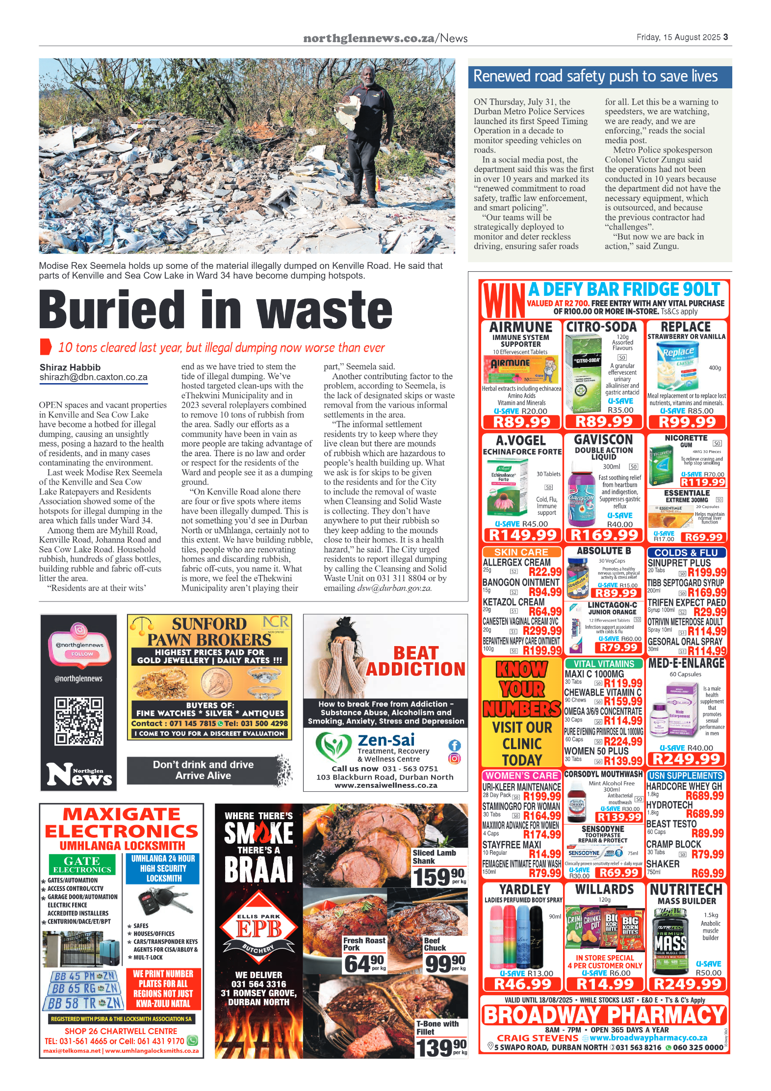 Northglen News 15 August 2025 page 3