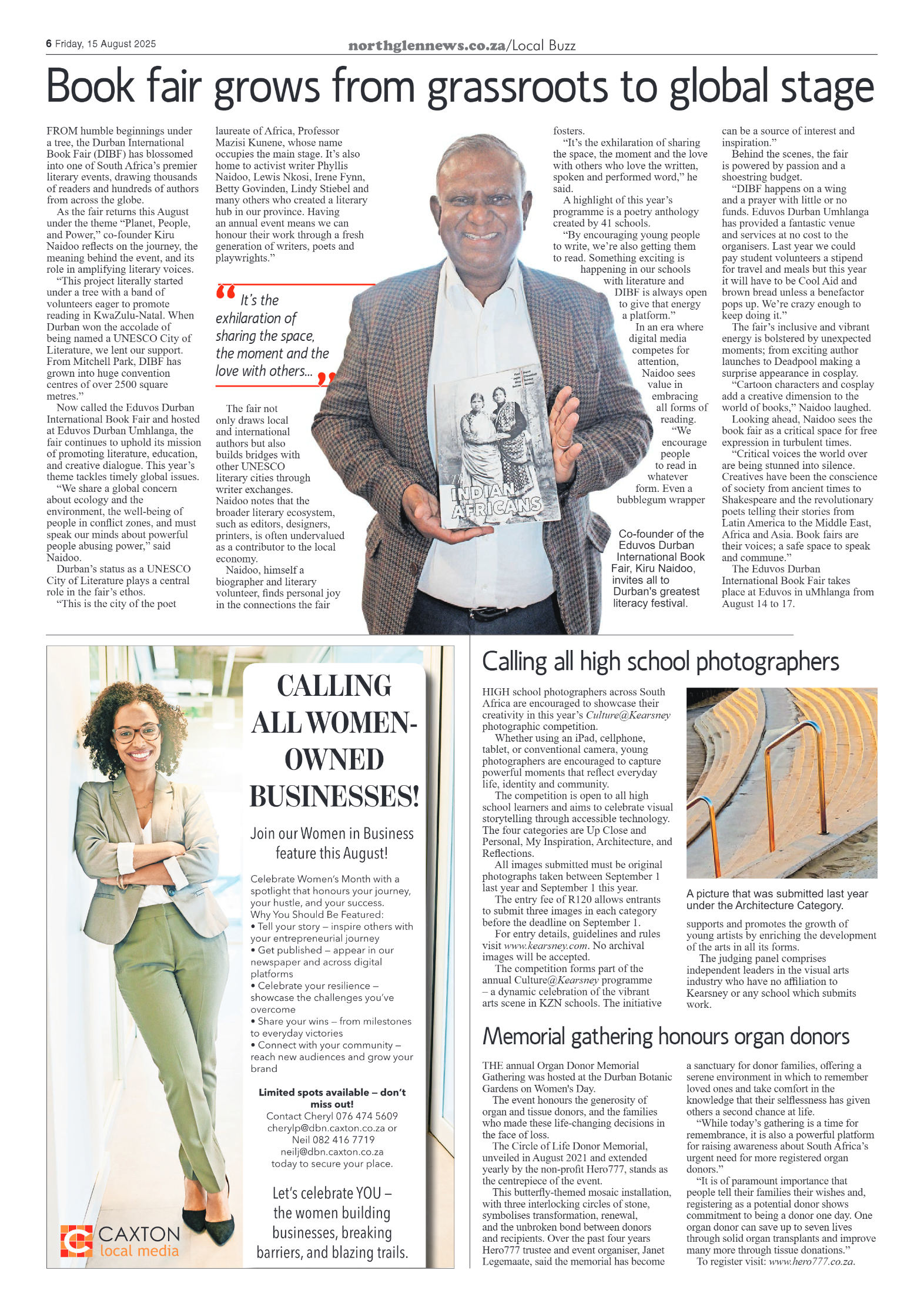 Northglen News 15 August 2025 page 6