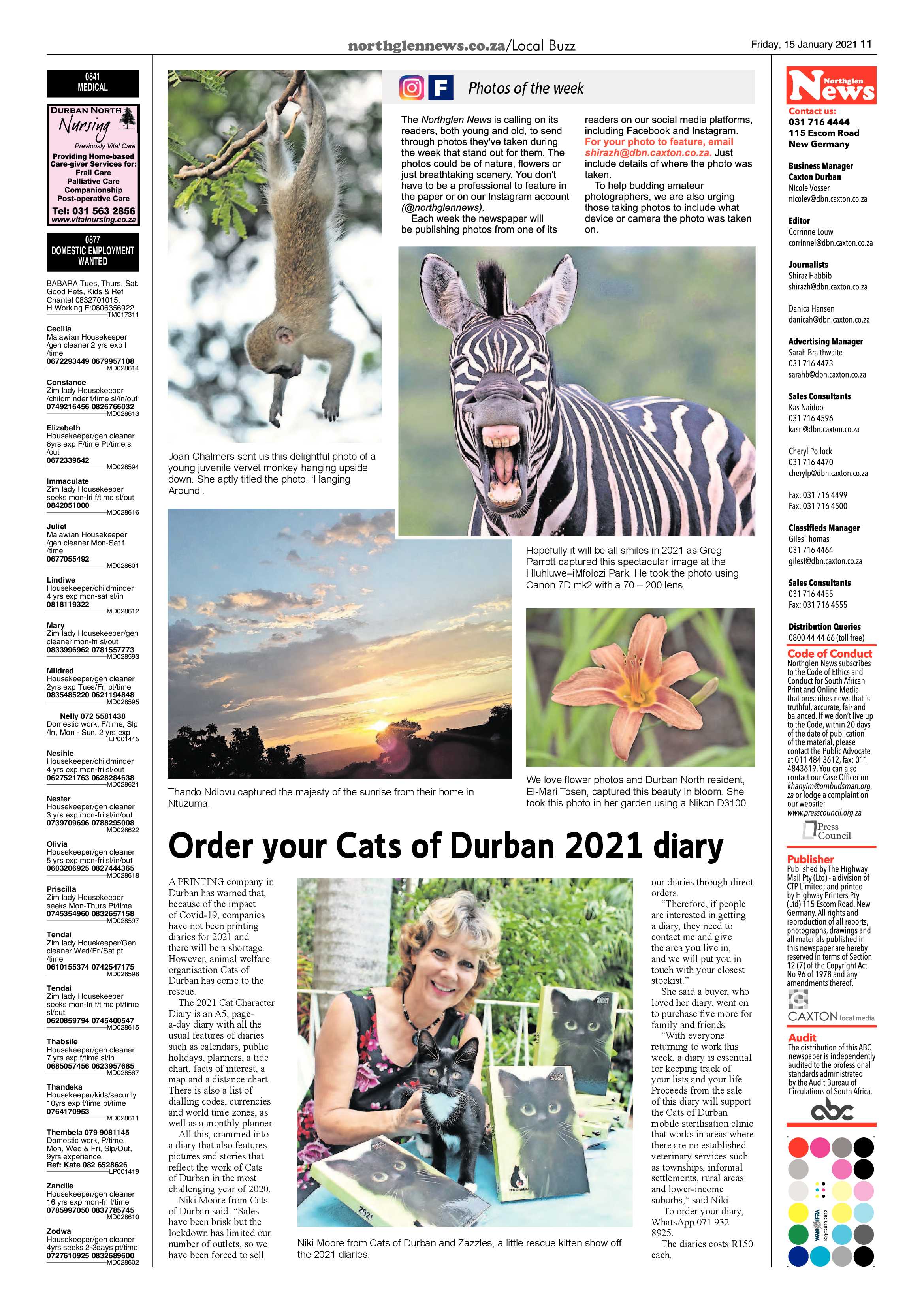 Northglen News 15 January 2021 page 11