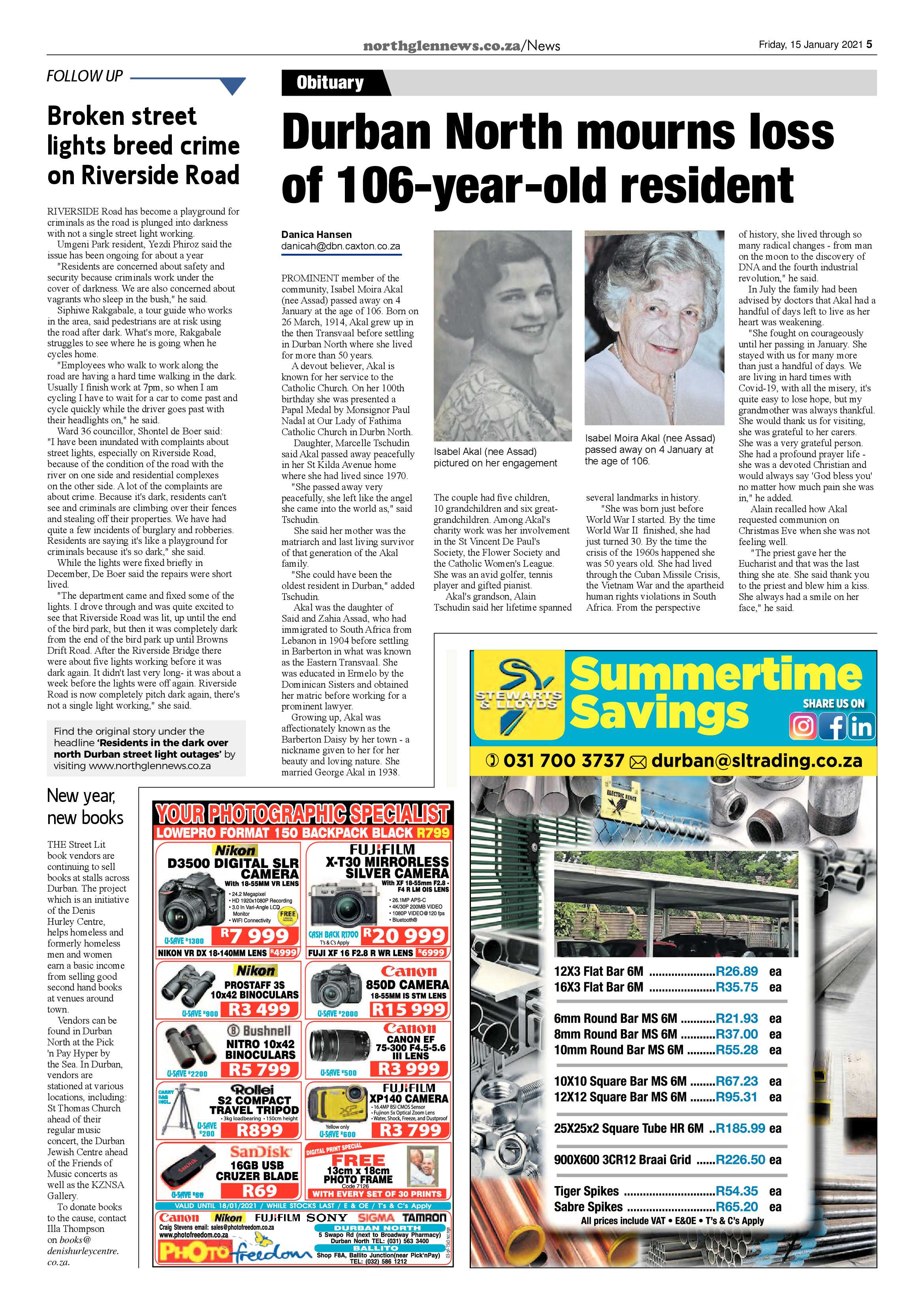 Northglen News 15 January 2021 page 5