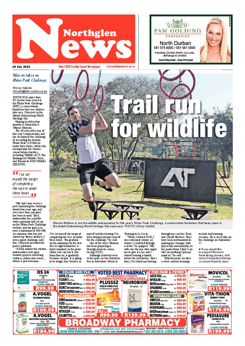 Northglen News 15 July 2022 page 1