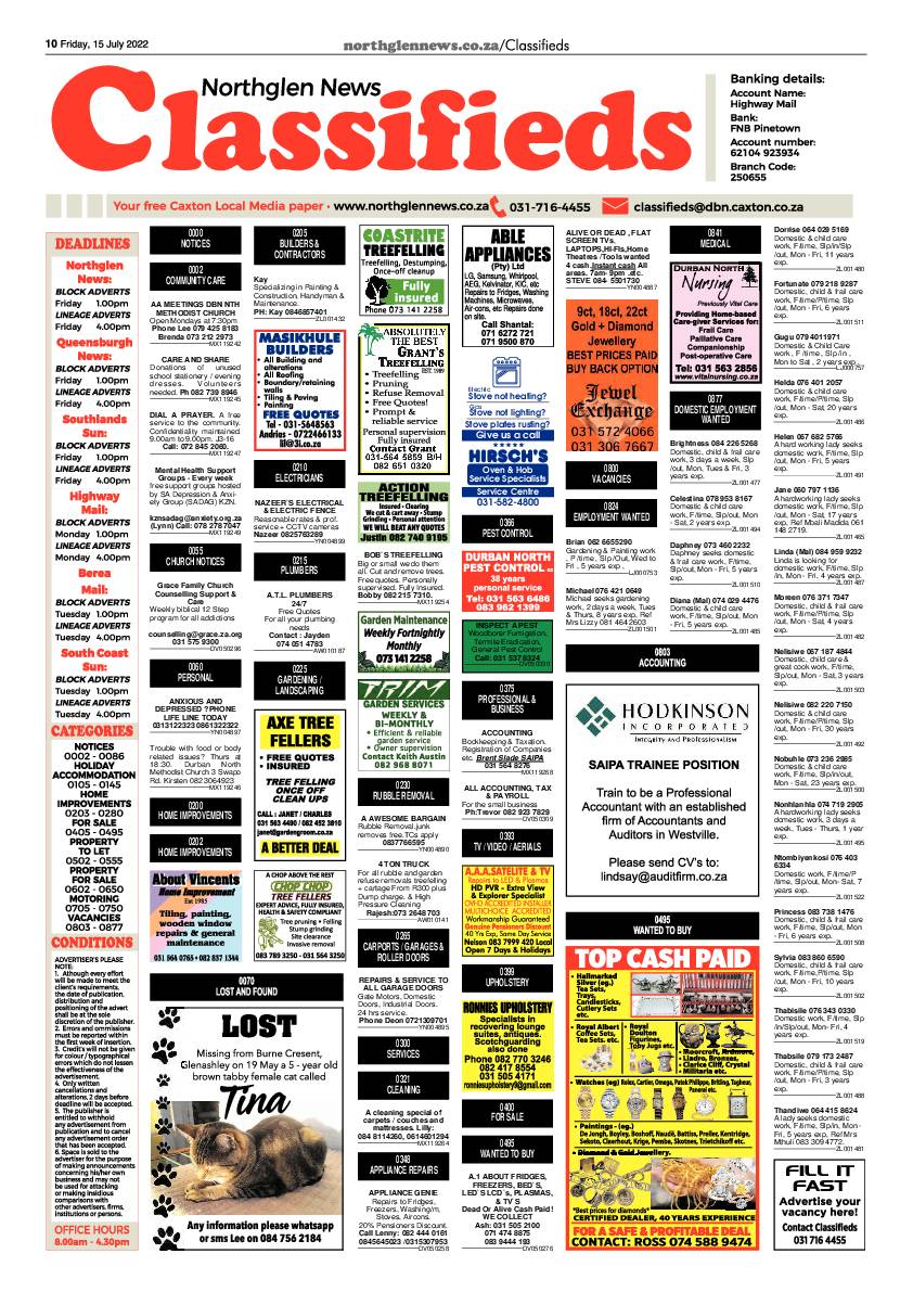 Northglen News 15 July 2022 page 10